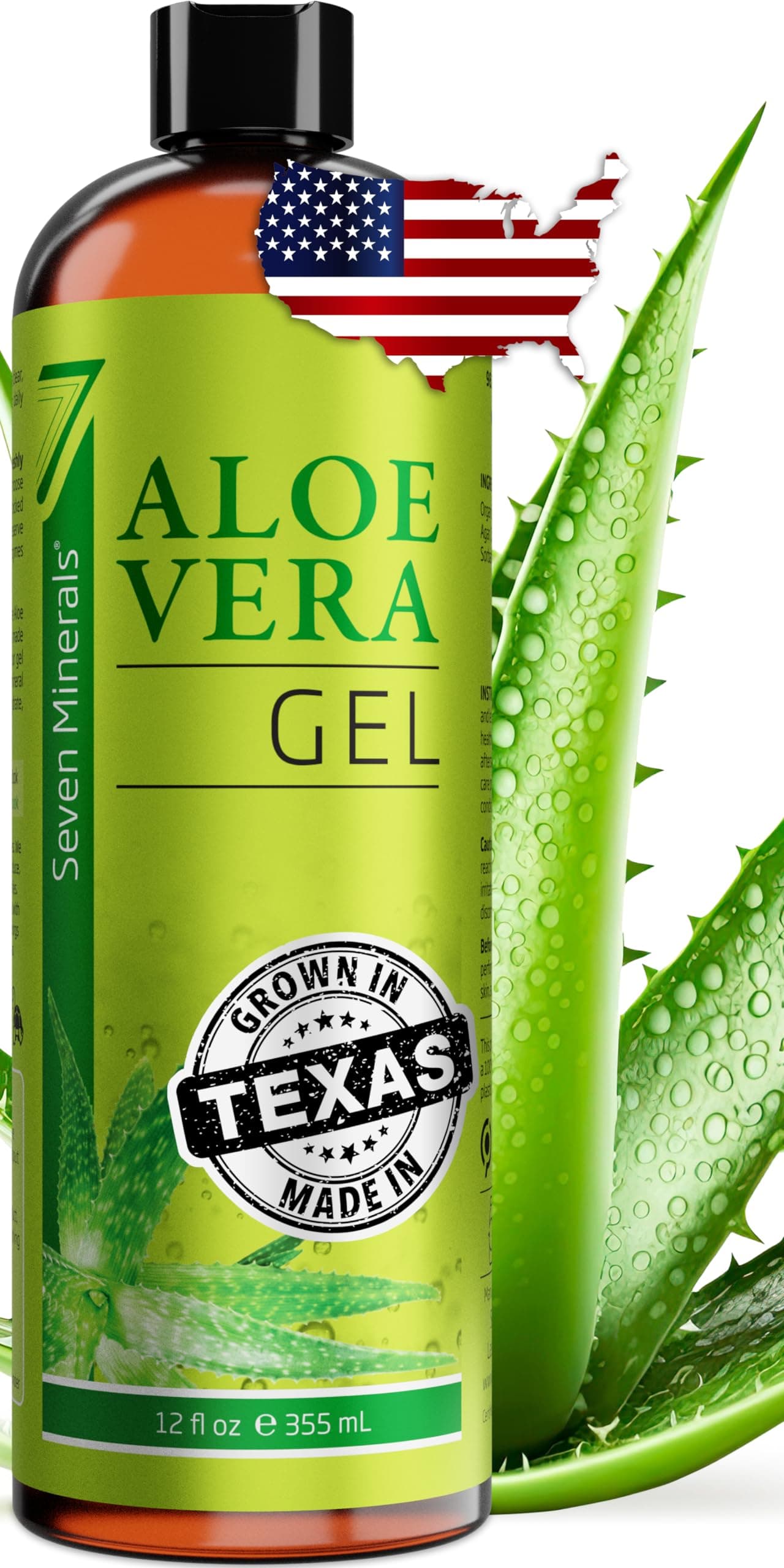 Seven Minerals Aloe Vera Gel,355 G