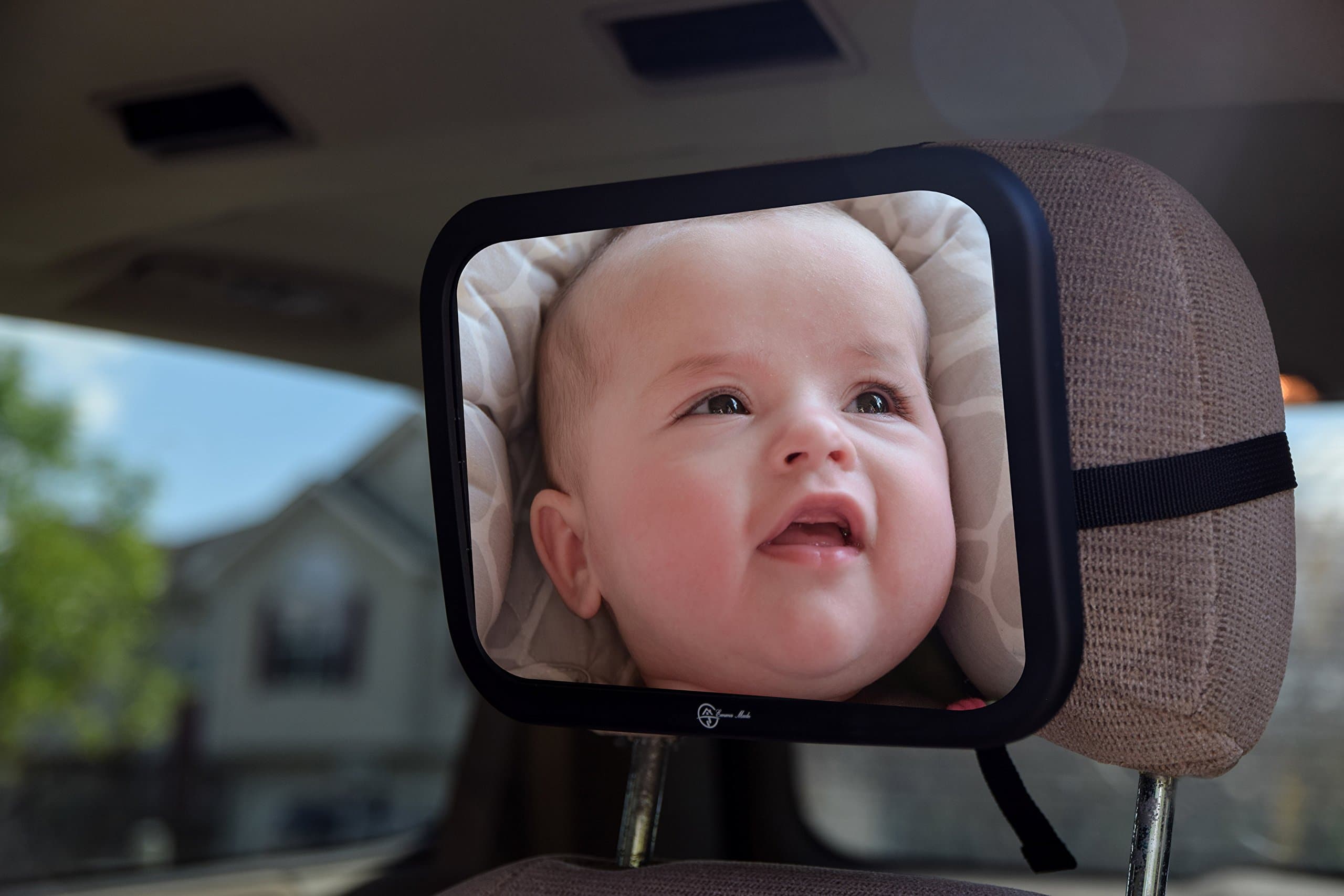 Baby Car Mirror To View Rear Facing Infant In Back Seat - Gift Box With Free Gift