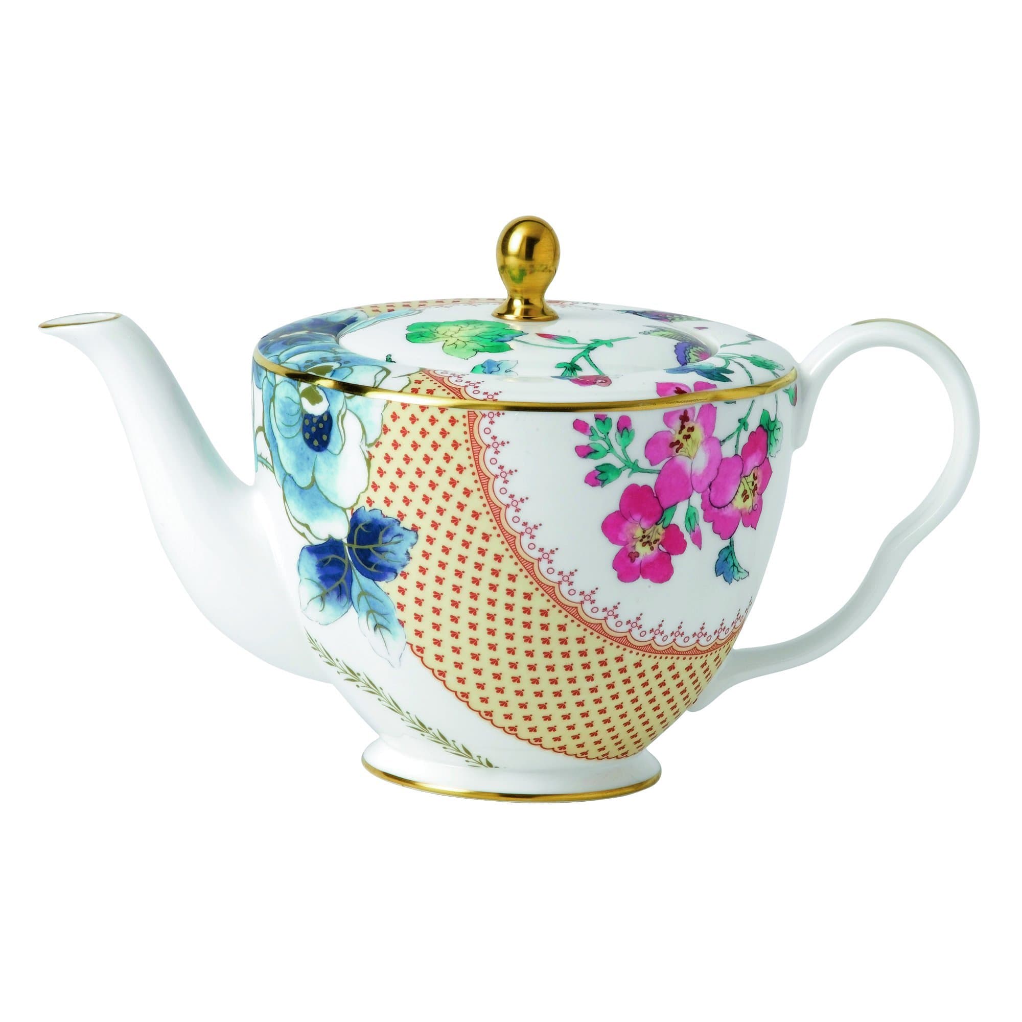 WedgwoodButterfly Bloom Teapot 1L, Multi