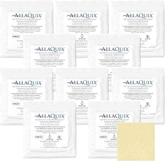 High Performance Stop Bleeding Gauze Pads – 10-Pack (4"x4") | Hemostatic Wound Dressing for Cuts & First Aid Kits | Sterile, Drug-Free, Fast Clotting Pads