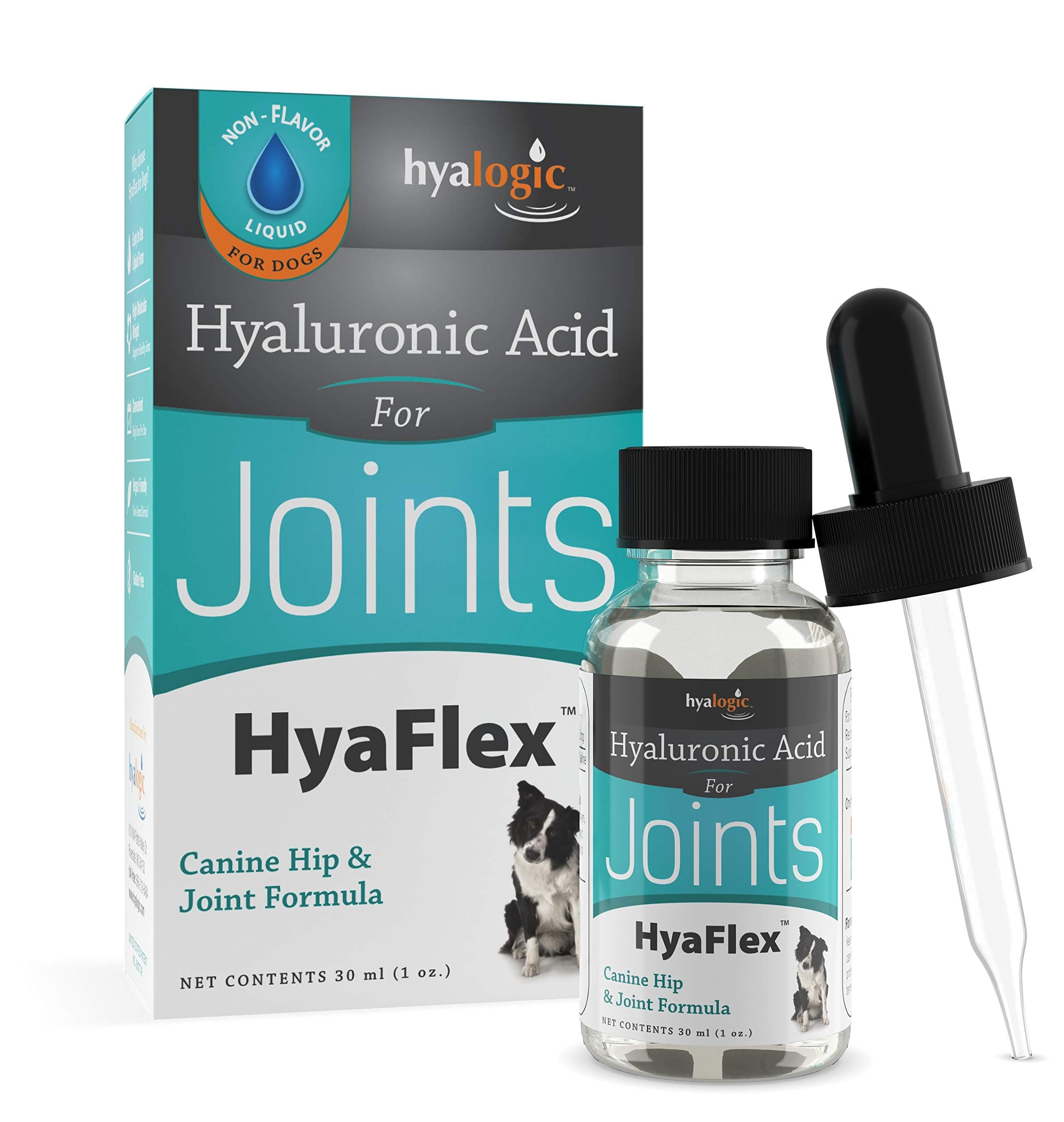 HyaFlex Hyaluronic Acid for Dogs - Premium Pet Supplies for Joint, Skin, Eye, and Coat Maintenance - Natural Joint Supplement for Dogs to Enhance Mobility (30ml)