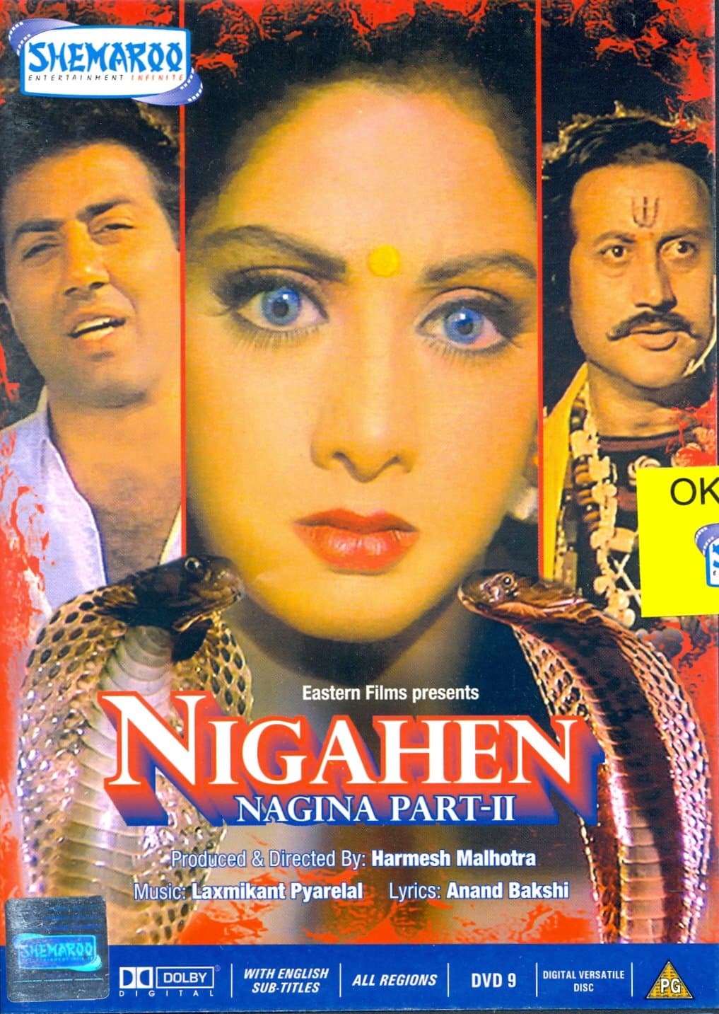 Nigahen - Nagina Part II (1989) (Hindi Film / Bollywood Movie / Indian Cinema DVD)
