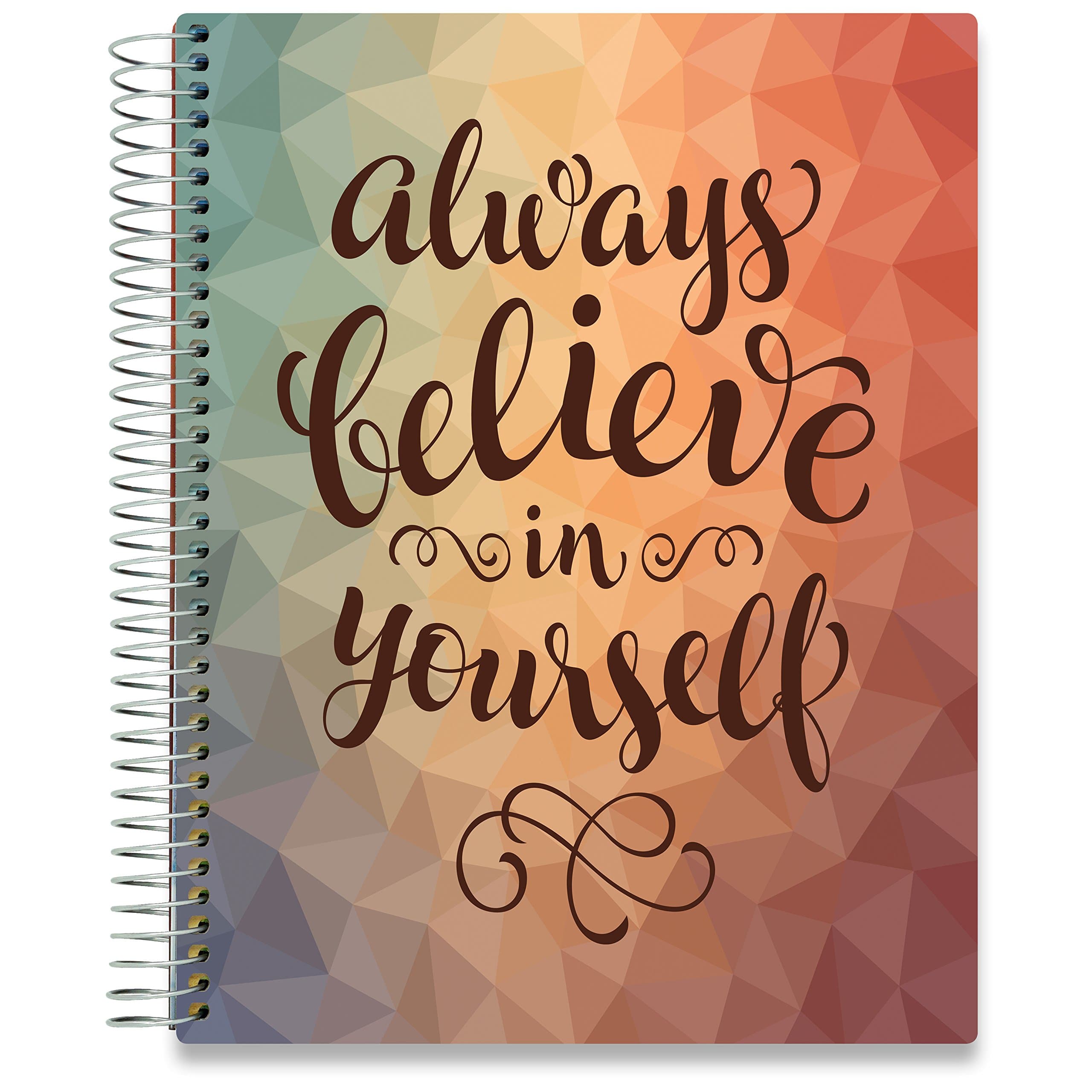 Tools4Wisdom Planner 2019-2020 Academic Year - 8.5 x 11 Hardcover - Always Believe Cover
