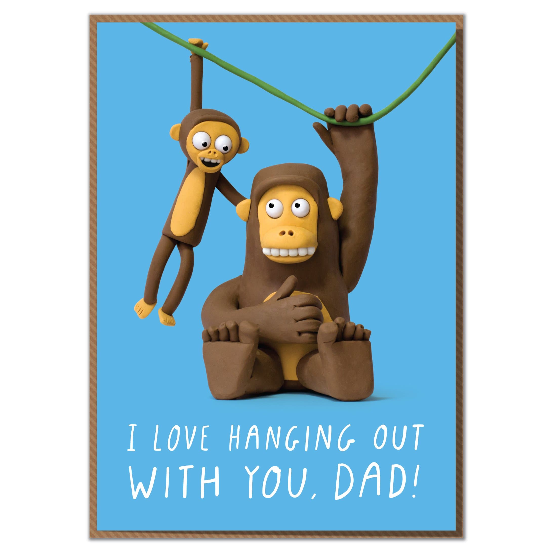 "I Love Hanging Out with You, Dad!" Dad Birthday or Father's Day Card