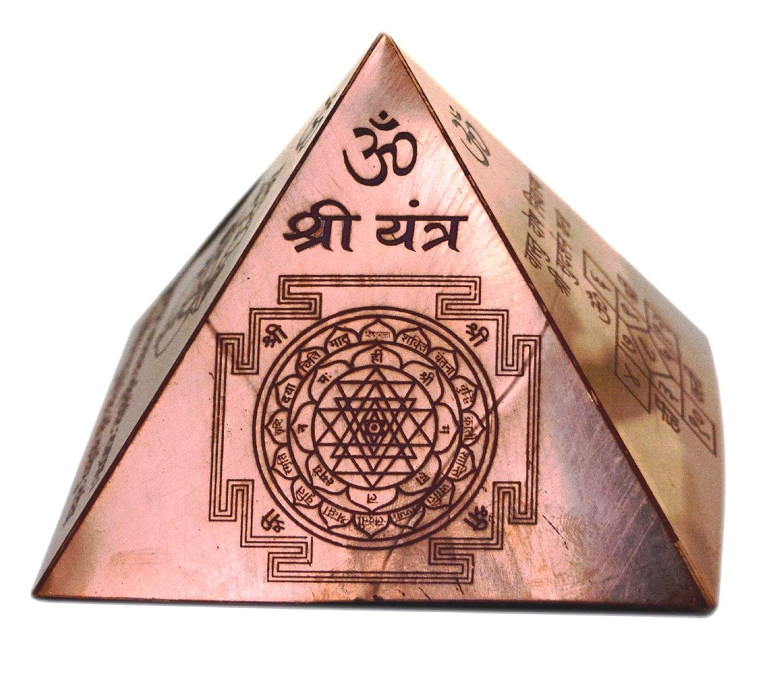Energize Copper Vastu Dosh Nivaran Pyramid Yantra Home Decor Puja Item Diwali Gift