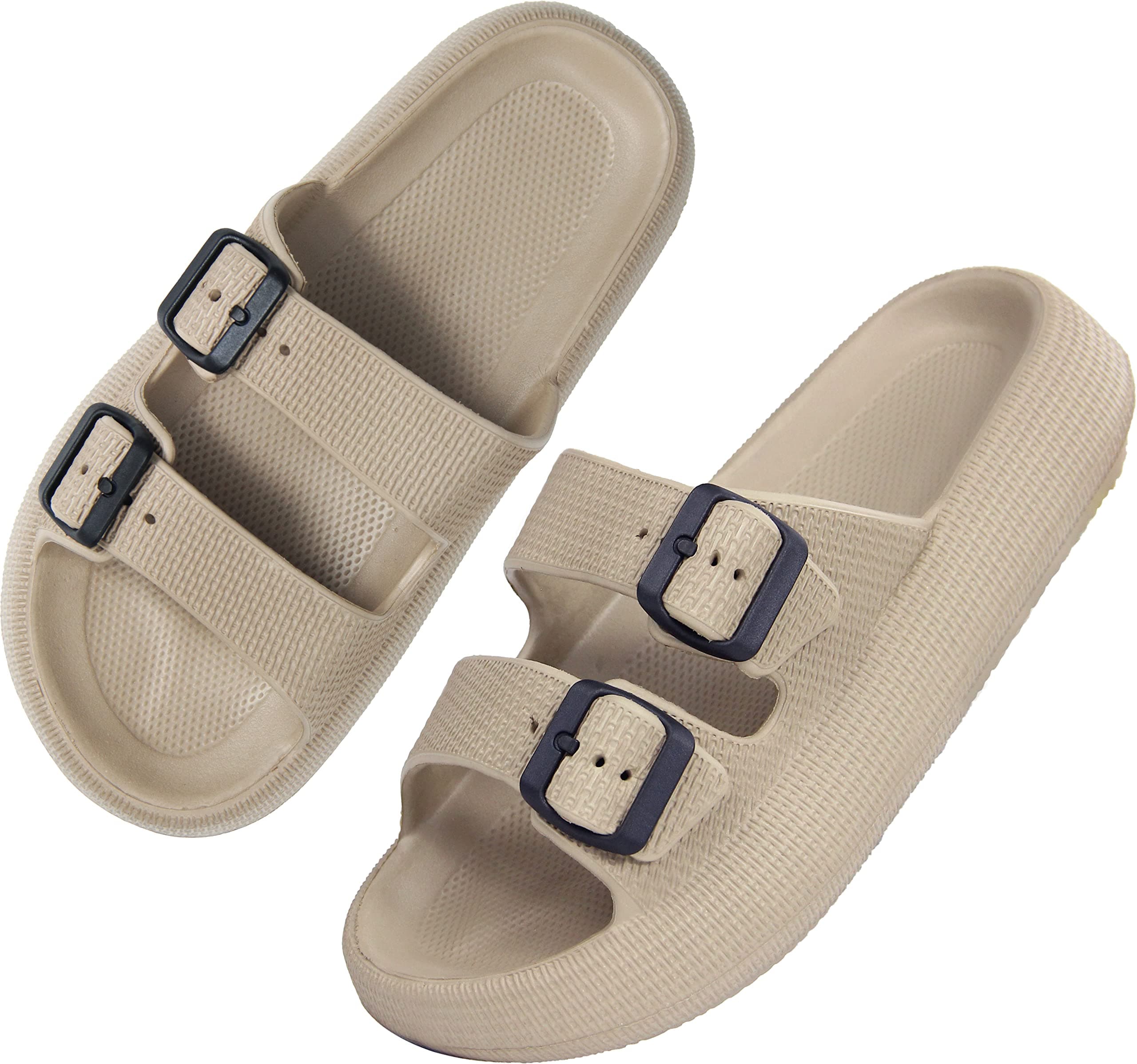 Pillow Sandals for Women Men Thick Sole Adjustable Buckles EVA
