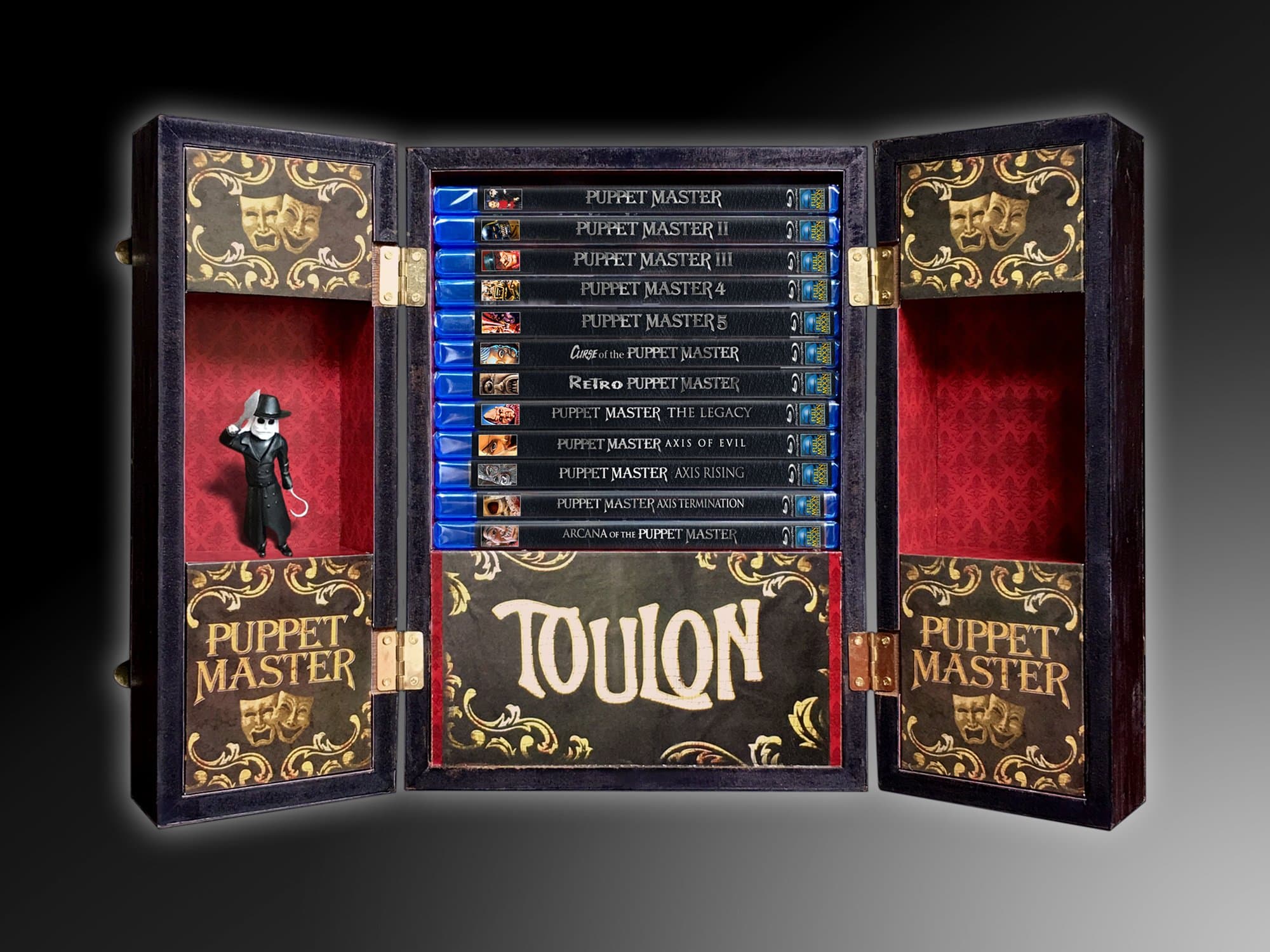 PUPPET MASTER COLLECTION [Toulon's Ultimate Collectible Trunk] (Blu-ray - 12 Disc Set)