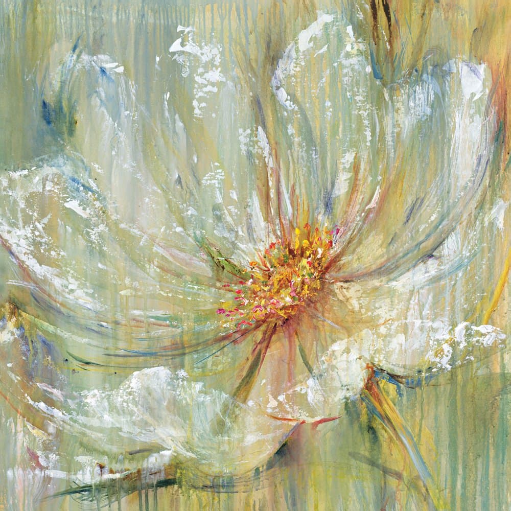 Portfolio Canvas Decor 35X35-Inch Printed Wall Art Painting, Large, Celadon Splash II by Carson