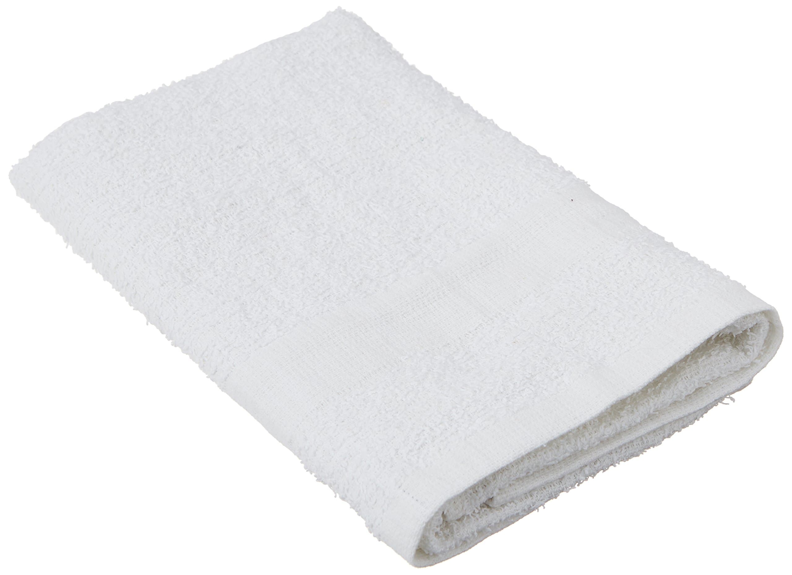 1 Dozen Hair Salon Towels 15" X 25" 100% Cotton White - Diane By Fromm