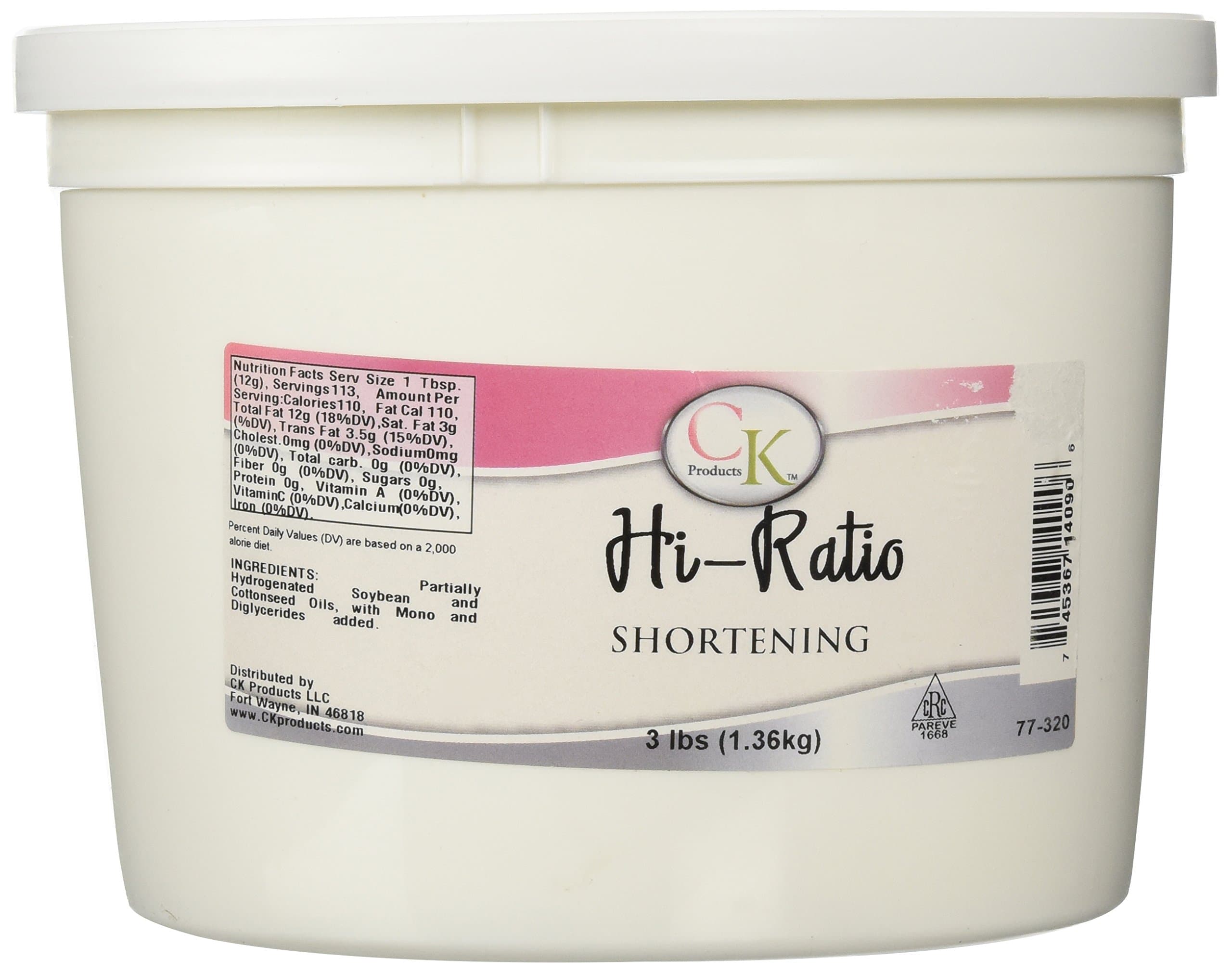 High Ratio Shortening 3 lb.