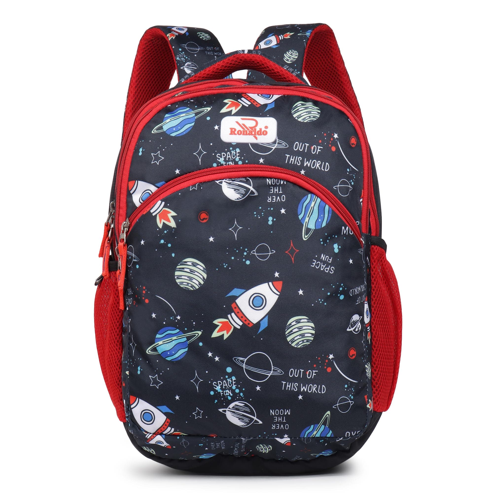 School Bag 17 Inch Cartoon Character Printed Daypack Casual Backpack for Kids Children Boys And Girls 7-12 Years