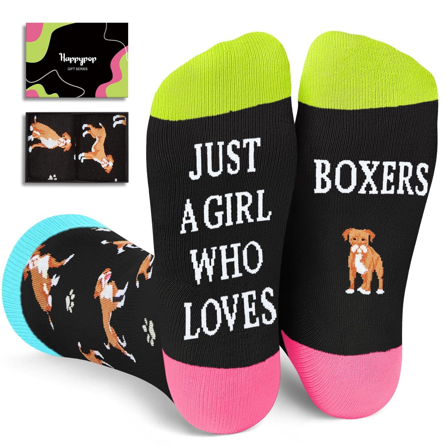 Funny Dog Lover Gifts - Husky Chihuahua Socks for Women, Beagle Valentine Gifts