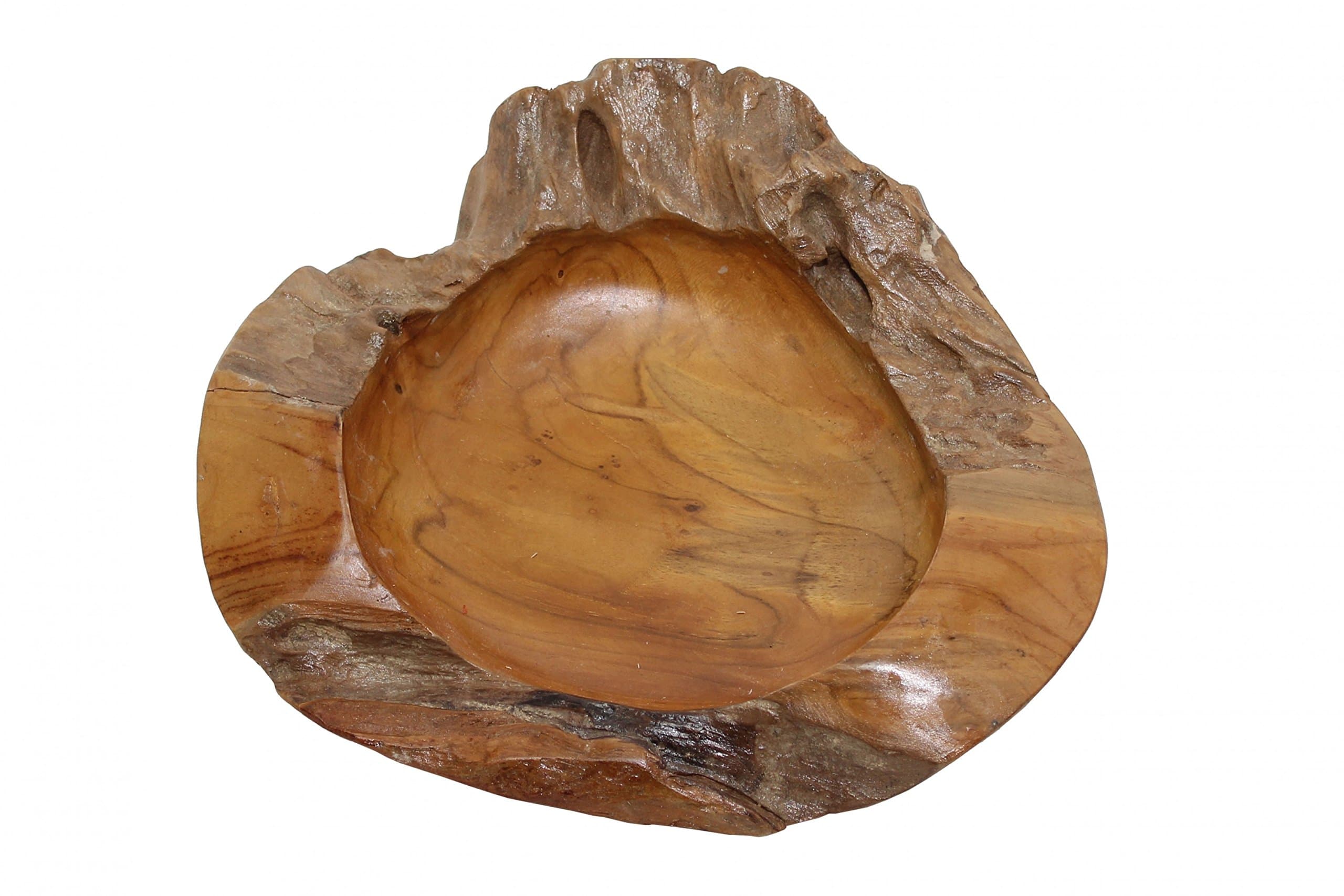 Original Belquise Teak Wood Bowl – Legal Mia 30 cm Wood and Certified