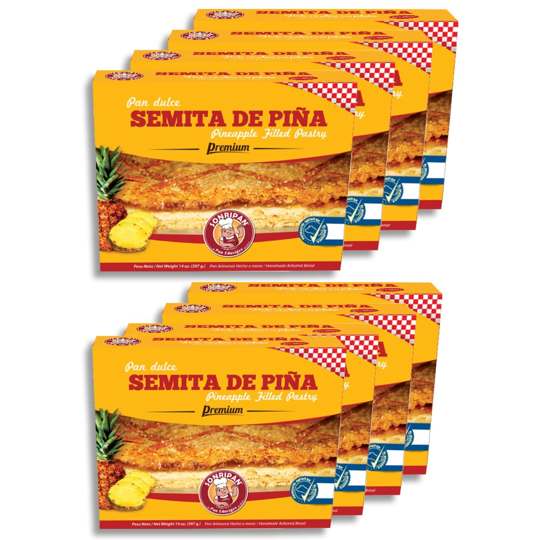 Semita de El Salvador - Salvadorian Pastry (Pineapple, 8)