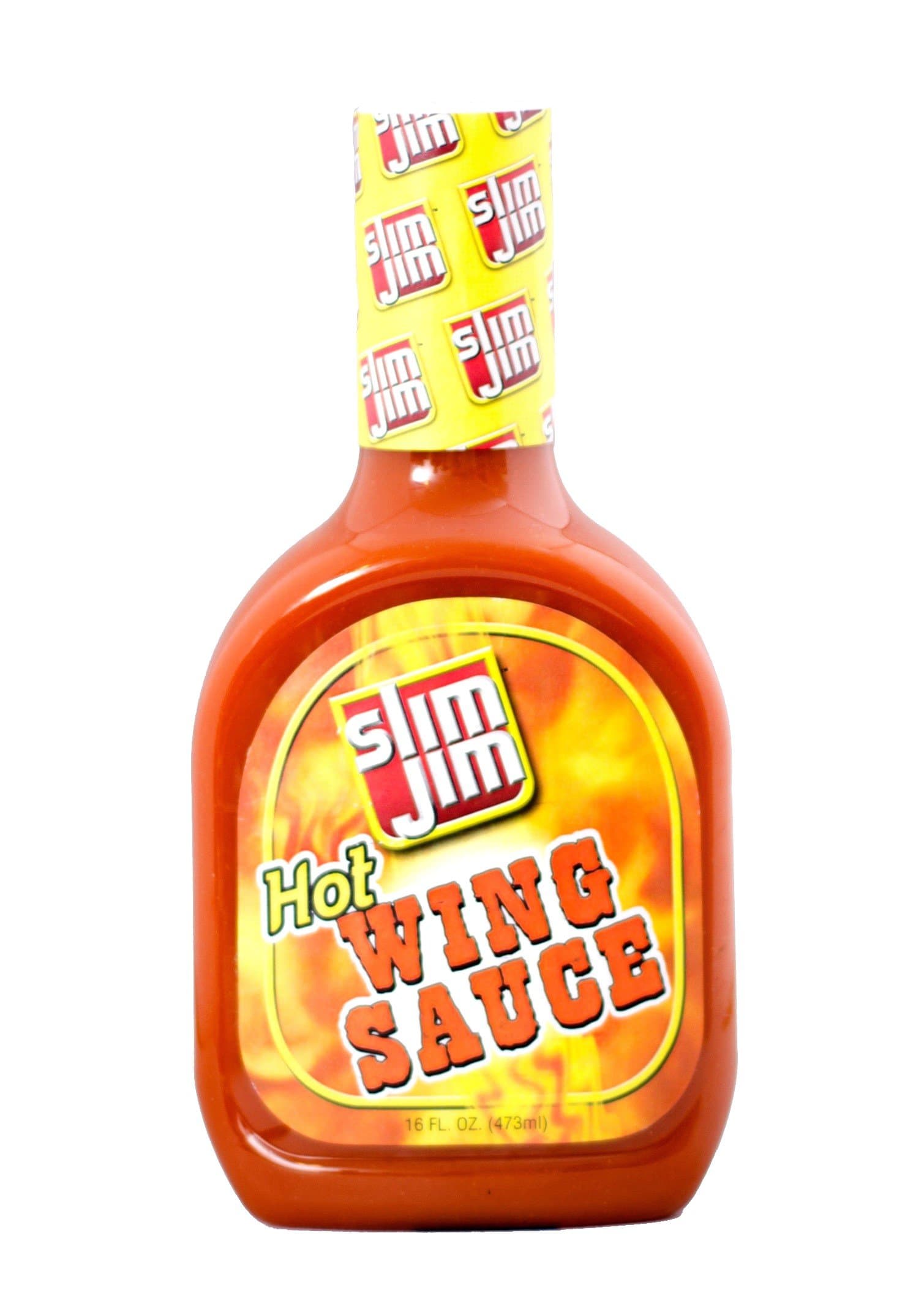 Slim Jim Sauces Hot Wing Sauce, 4-pack