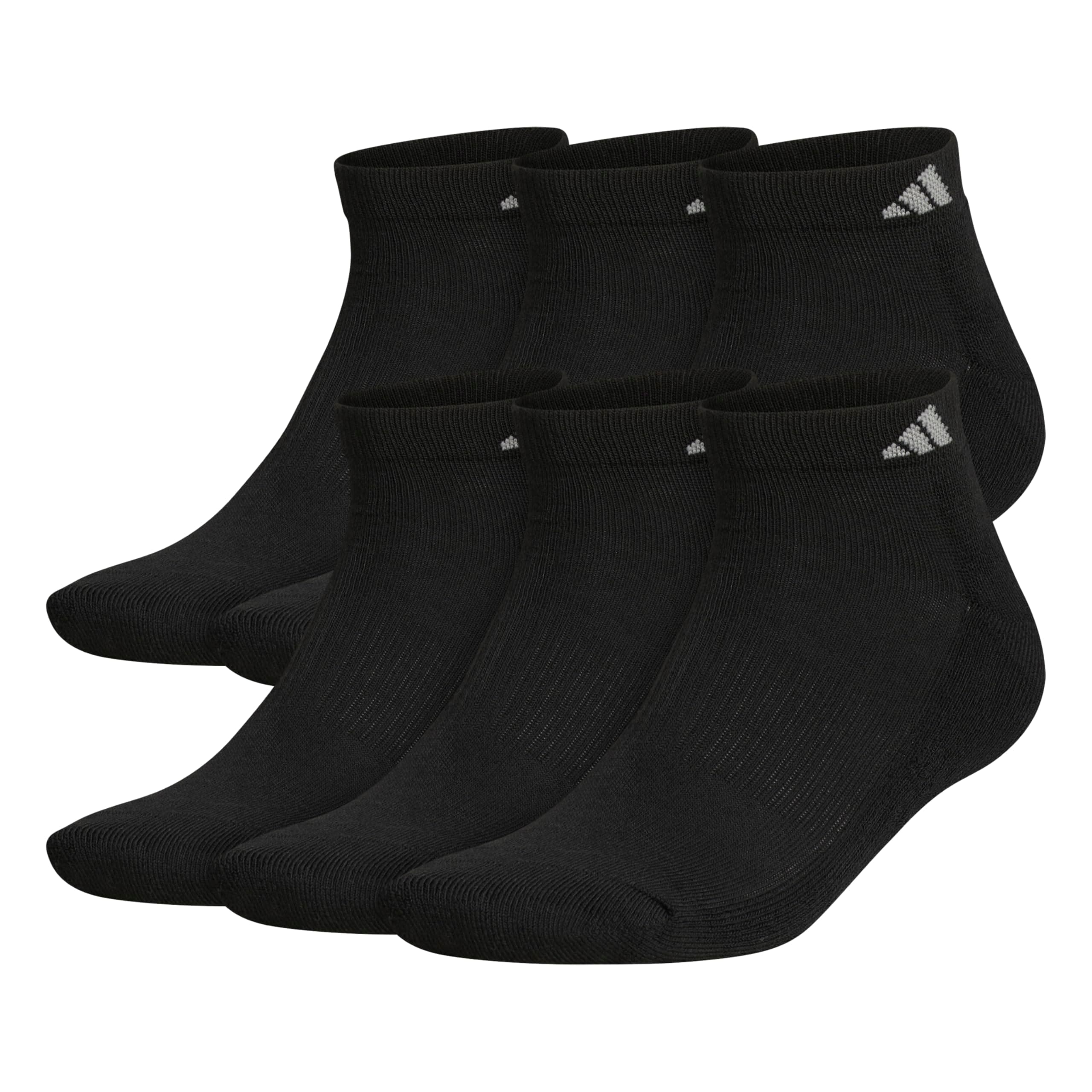 Men's Athletic Cushioned Low Cut Ankle Socks (6 Pairs) Durable & Comfortable
