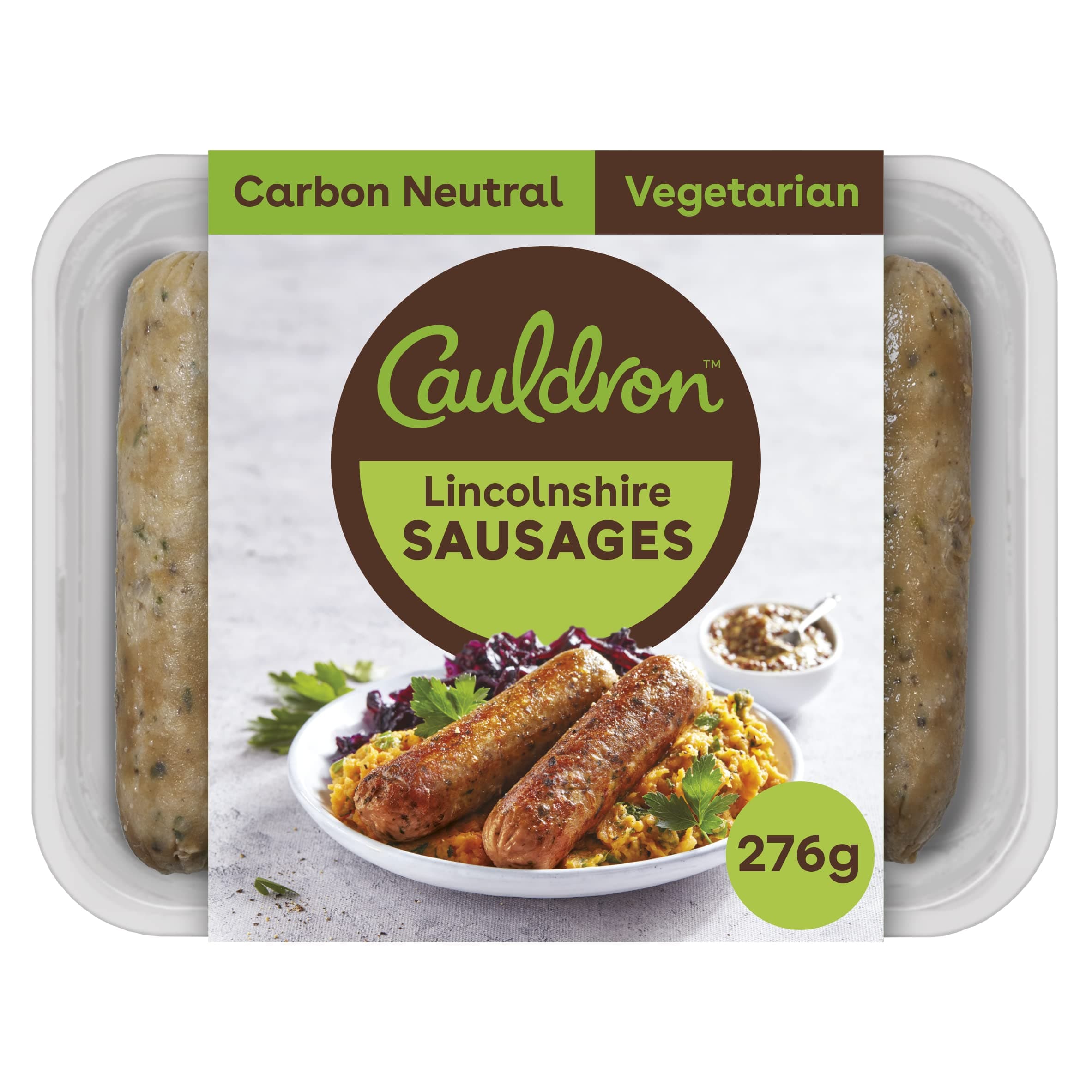 Cauldron Linconshire Vegetarian Sausages, 276 g, Packaging may vary