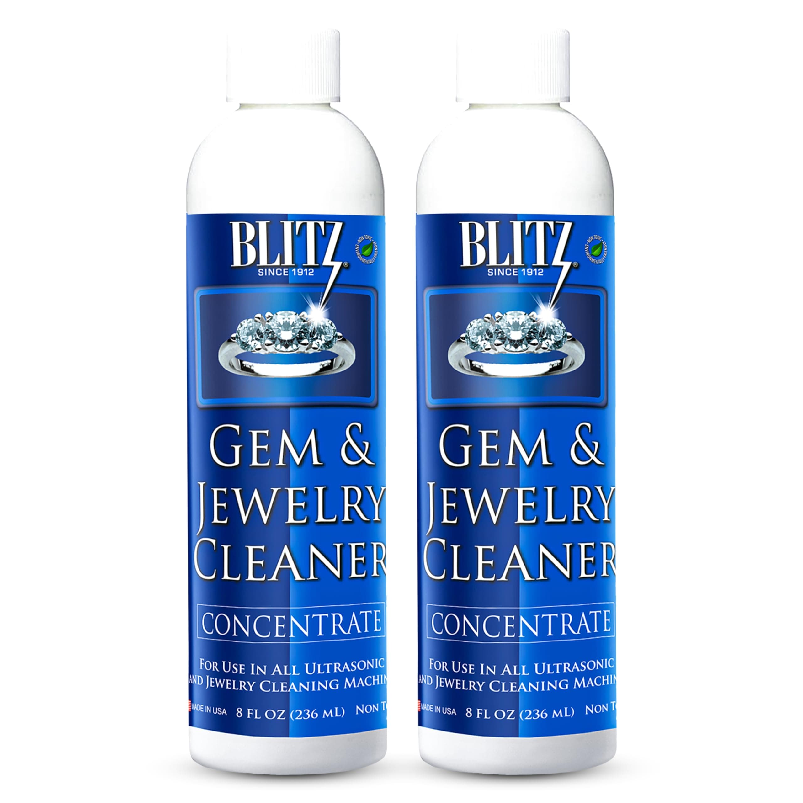 (2-Pack) - Blitz Gem & Jewellery Cleaner Concentrate (240ml) (2-Pack)