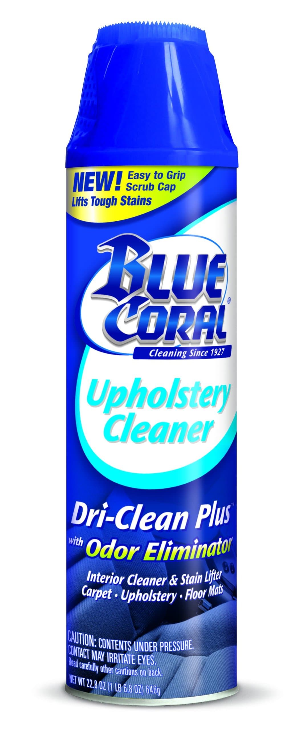 Blue Coral (DC22-6PK Dri-Clean Upholstery Cleaner with Odor Eliminator - 22.8 oz., (Pack of 6)