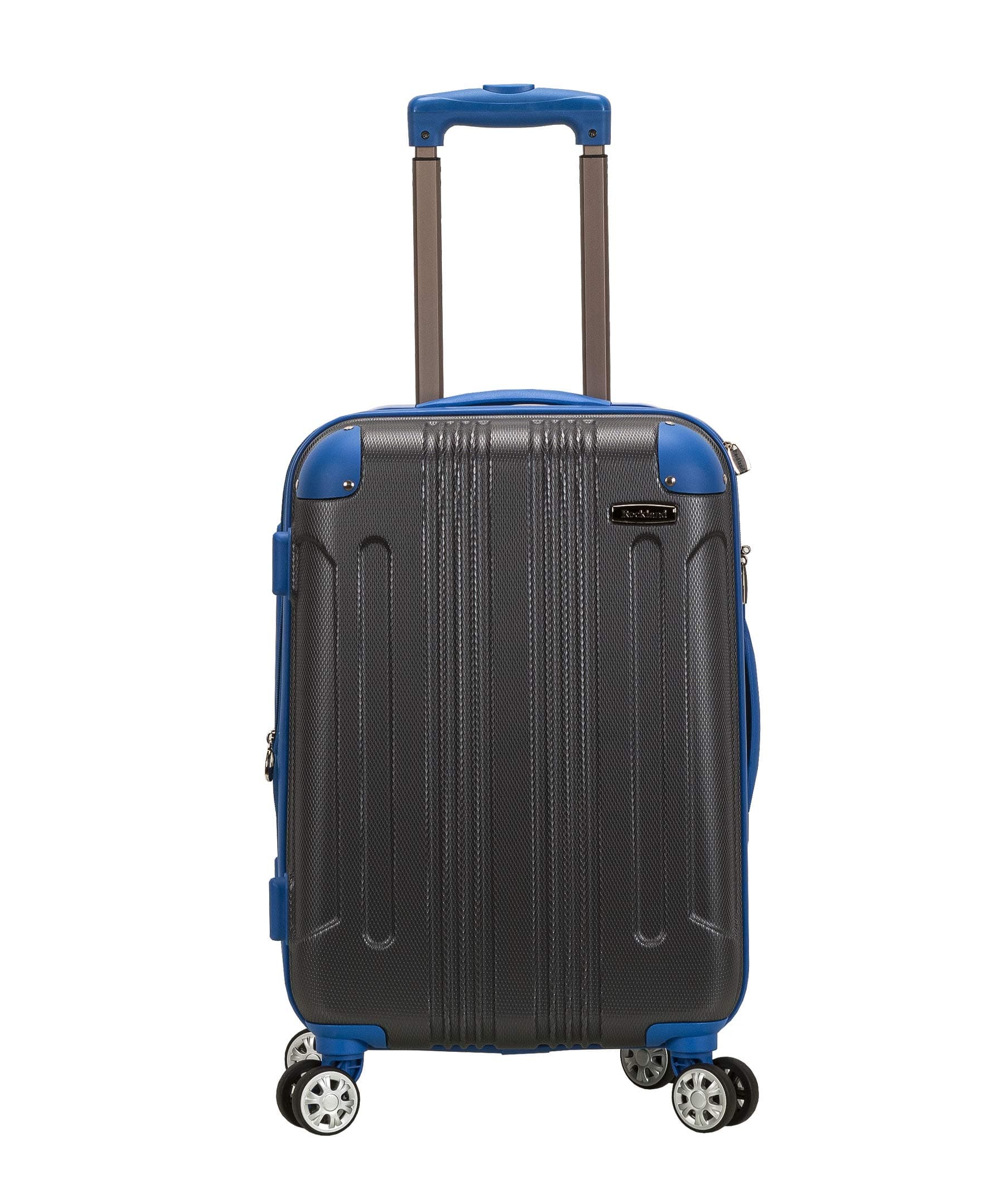 Rockland London Hardside Spinner Wheel Luggage, Two Tone Grey