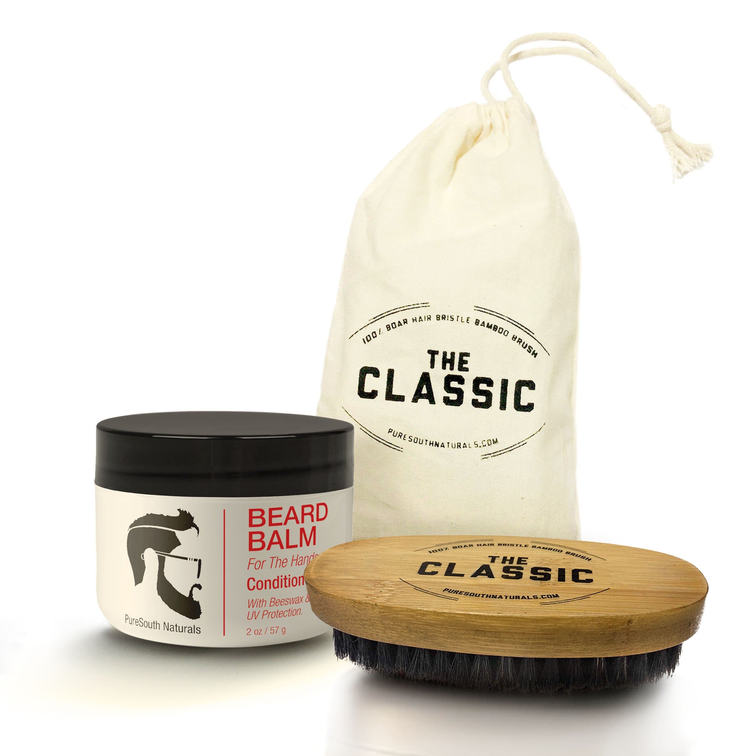 My Best Beard Balm + Boar Brush Kit For Men