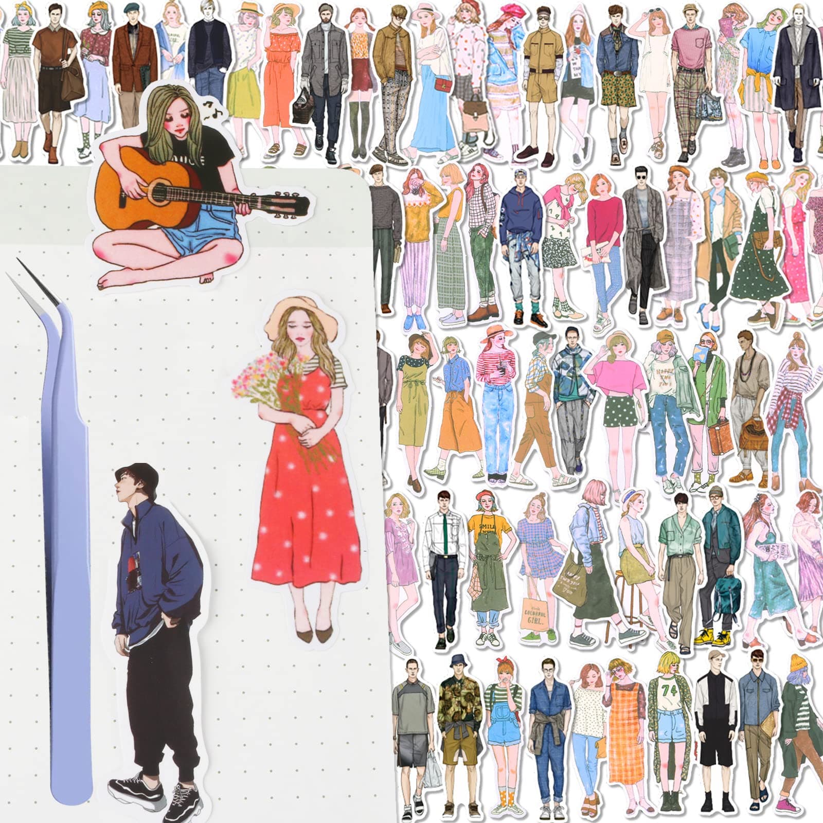 Fashion  people stickers