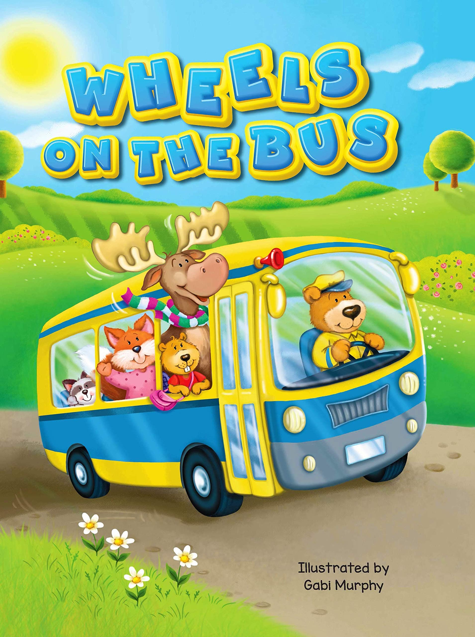 Wheels On The Bus - Childrens Padded Board Book - Classic Sing Along
