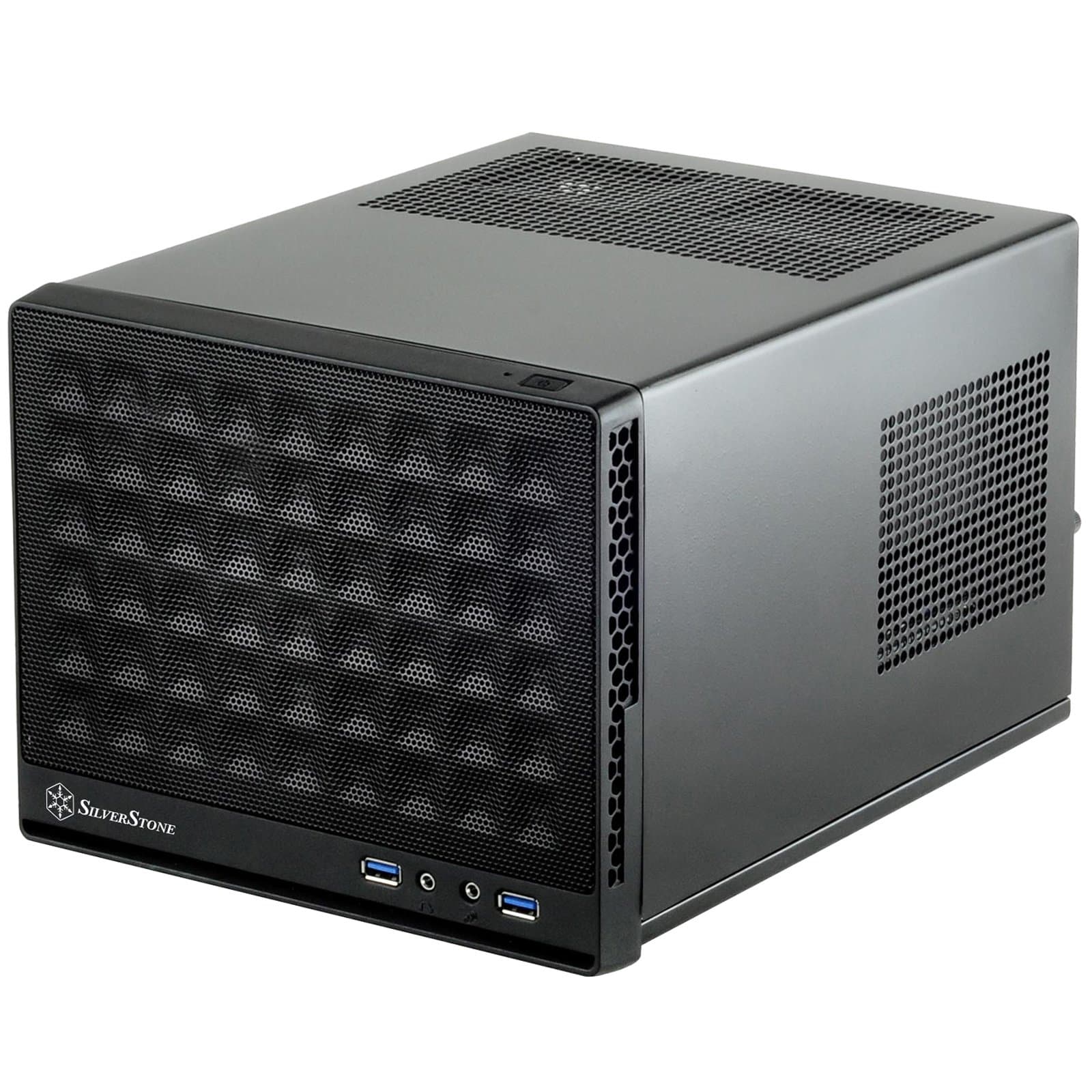 Technology Ultra Compact Mini-ITX Computer Case with Mesh Front Panel Black (SST-SG13B-USA)