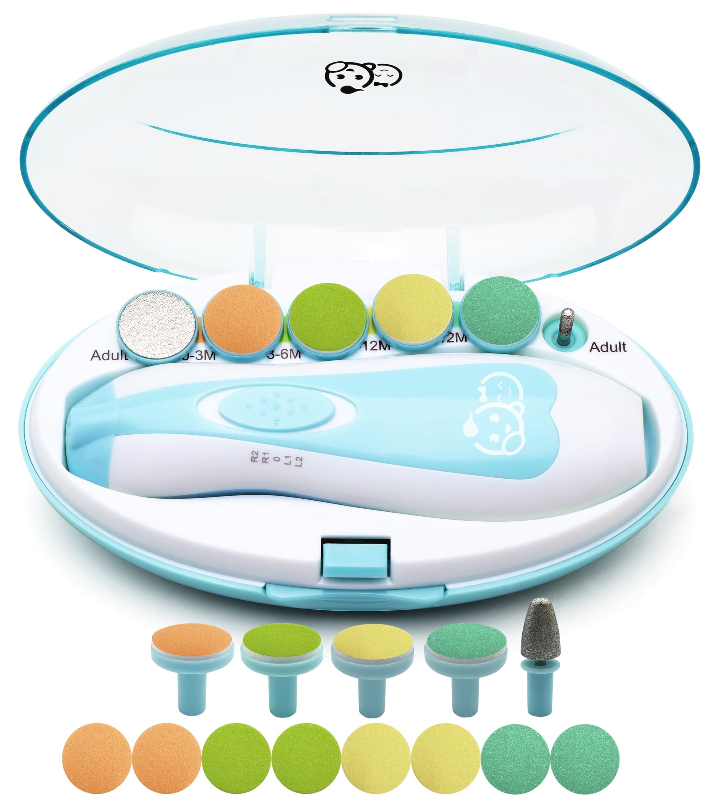 Baby Nail Clippers 21 in 1 by Royal Angels, Safe Electric Baby Nail Trimmer, ...