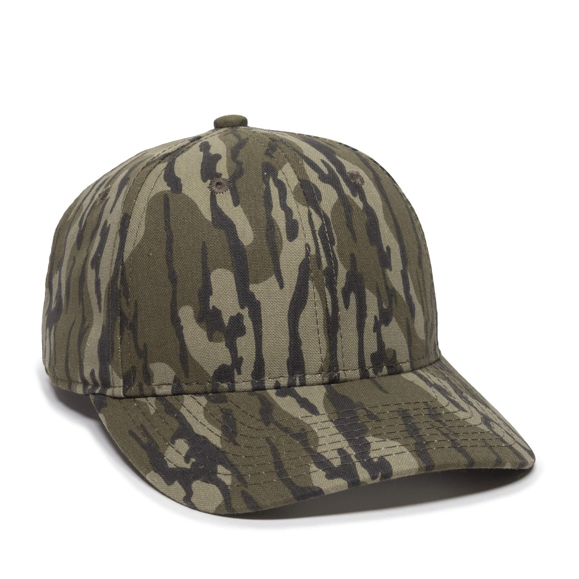Mossy Oak Adjustable Plastic Snap Closure Blank Cap