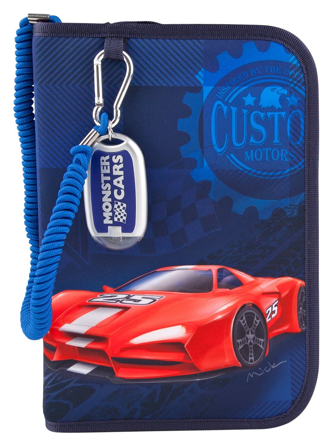 Monster Cars 6528 – Pencil Case Deluxe with Torch