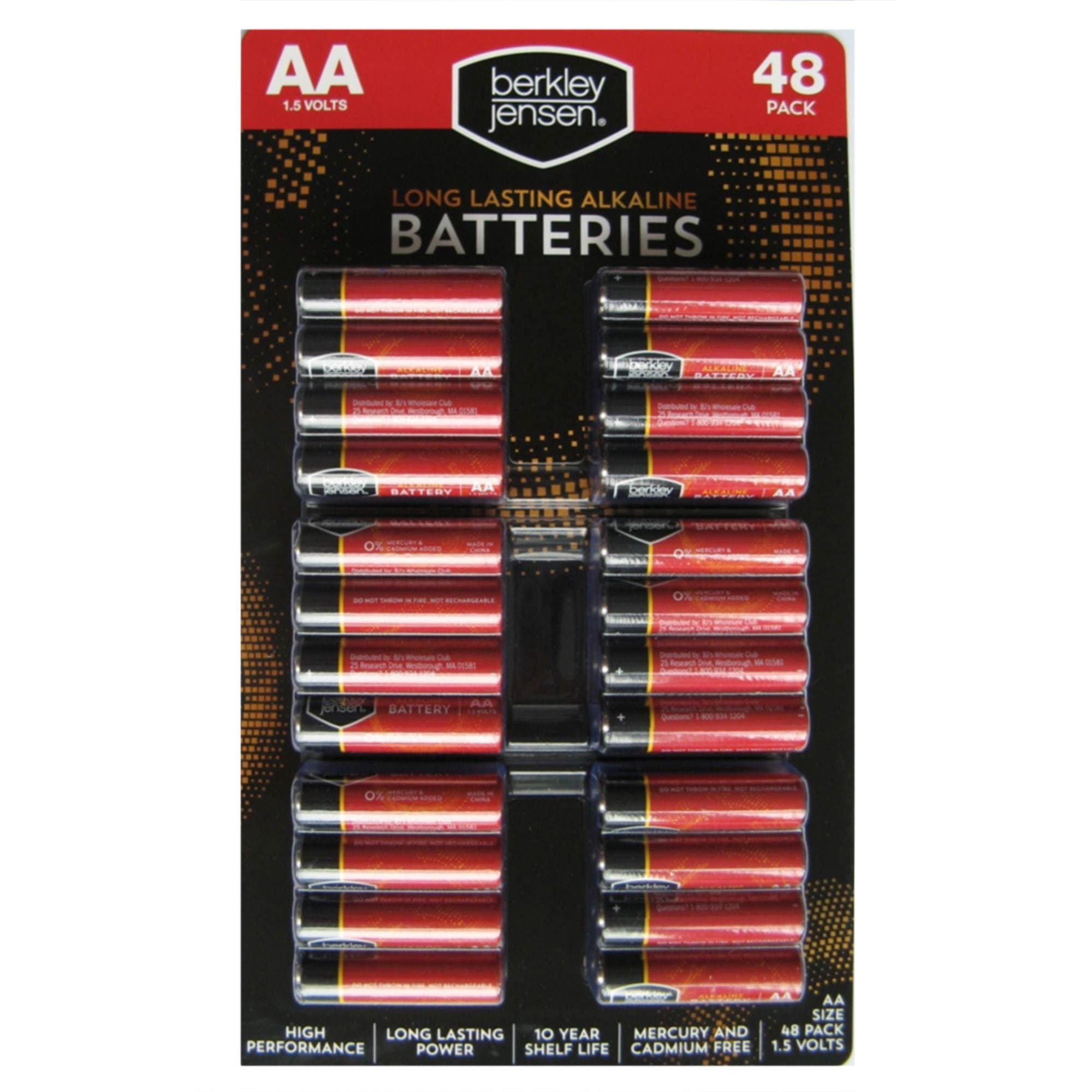 AA Alkaline Batteries, 48 ct.