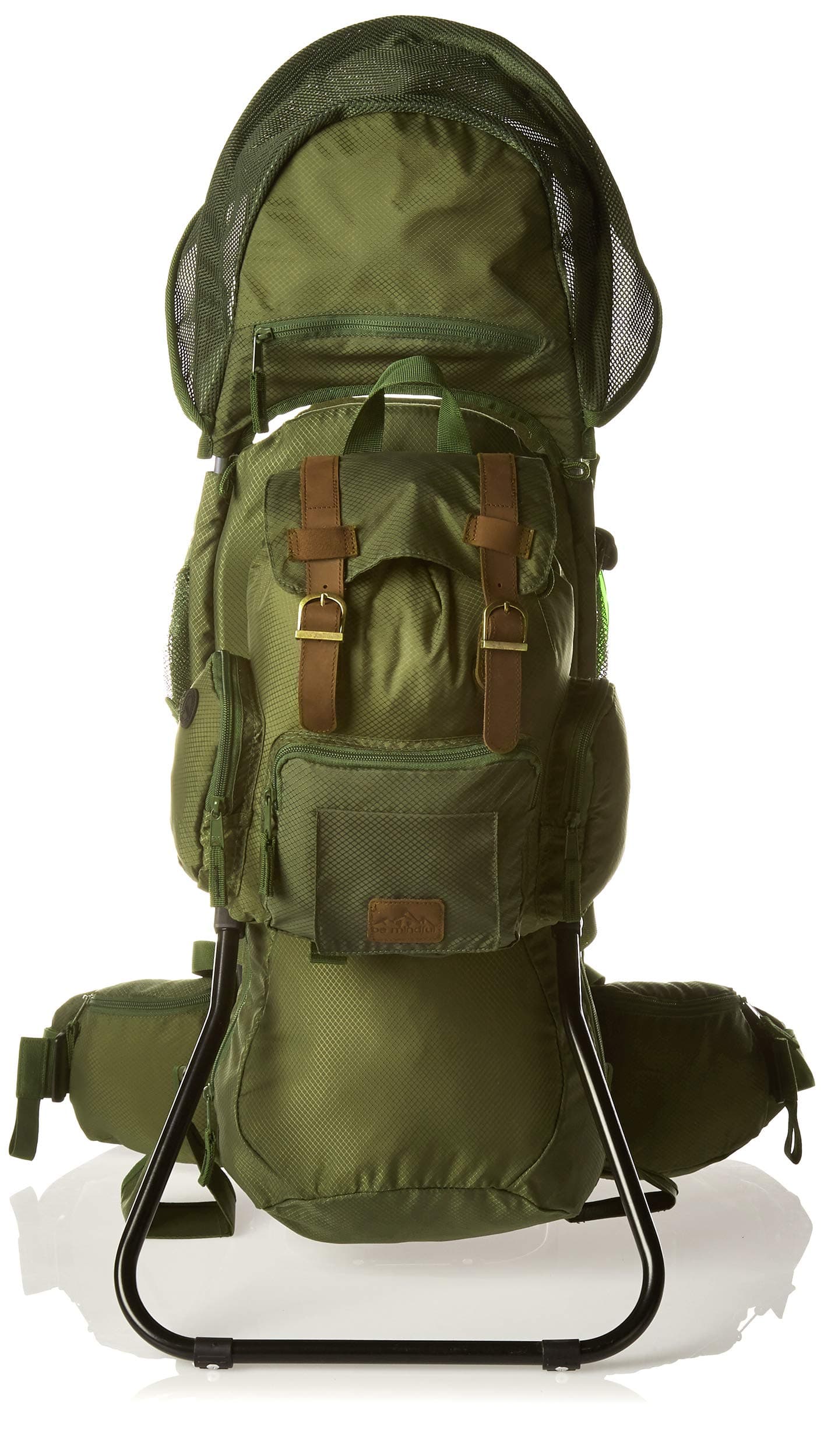 Be Mindful Retro Scout Baby Carrier Backpack in Jungle Green