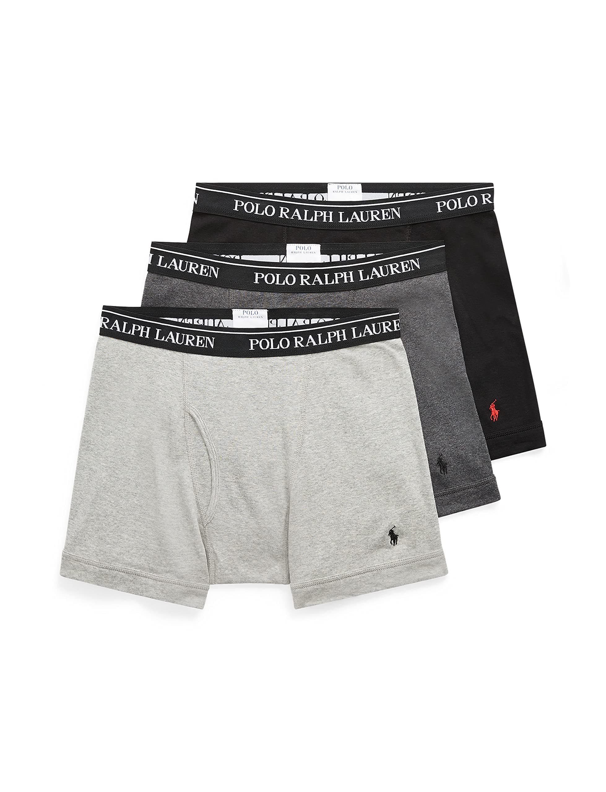 - Men's Classic Fit Cotton Boxer Briefs, Trunks & Long Leg Available, 3-Pack