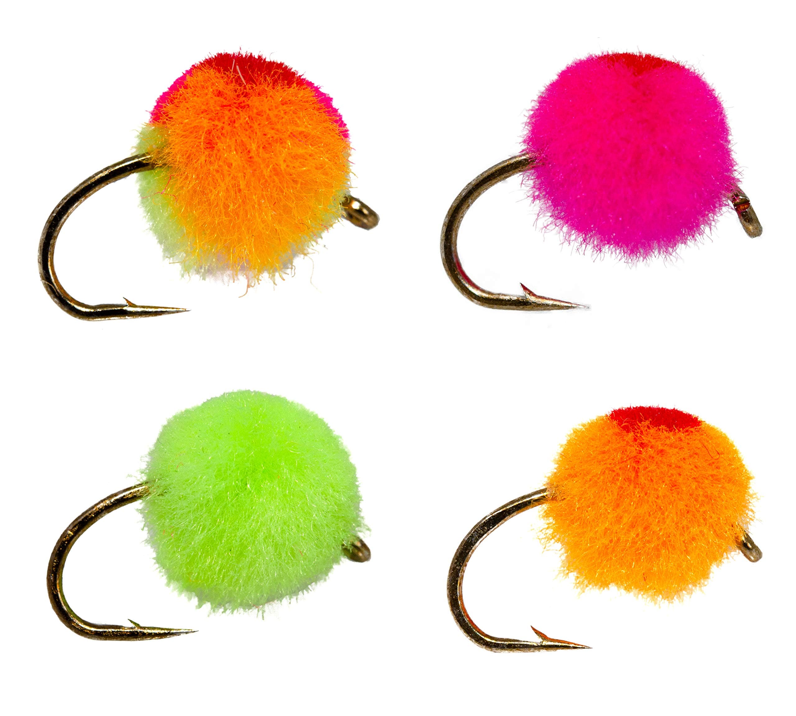 12 / 24 Pack All-Time Favorites Dry Fly and Nymph Lure Assortment for Trout Fly Fishing