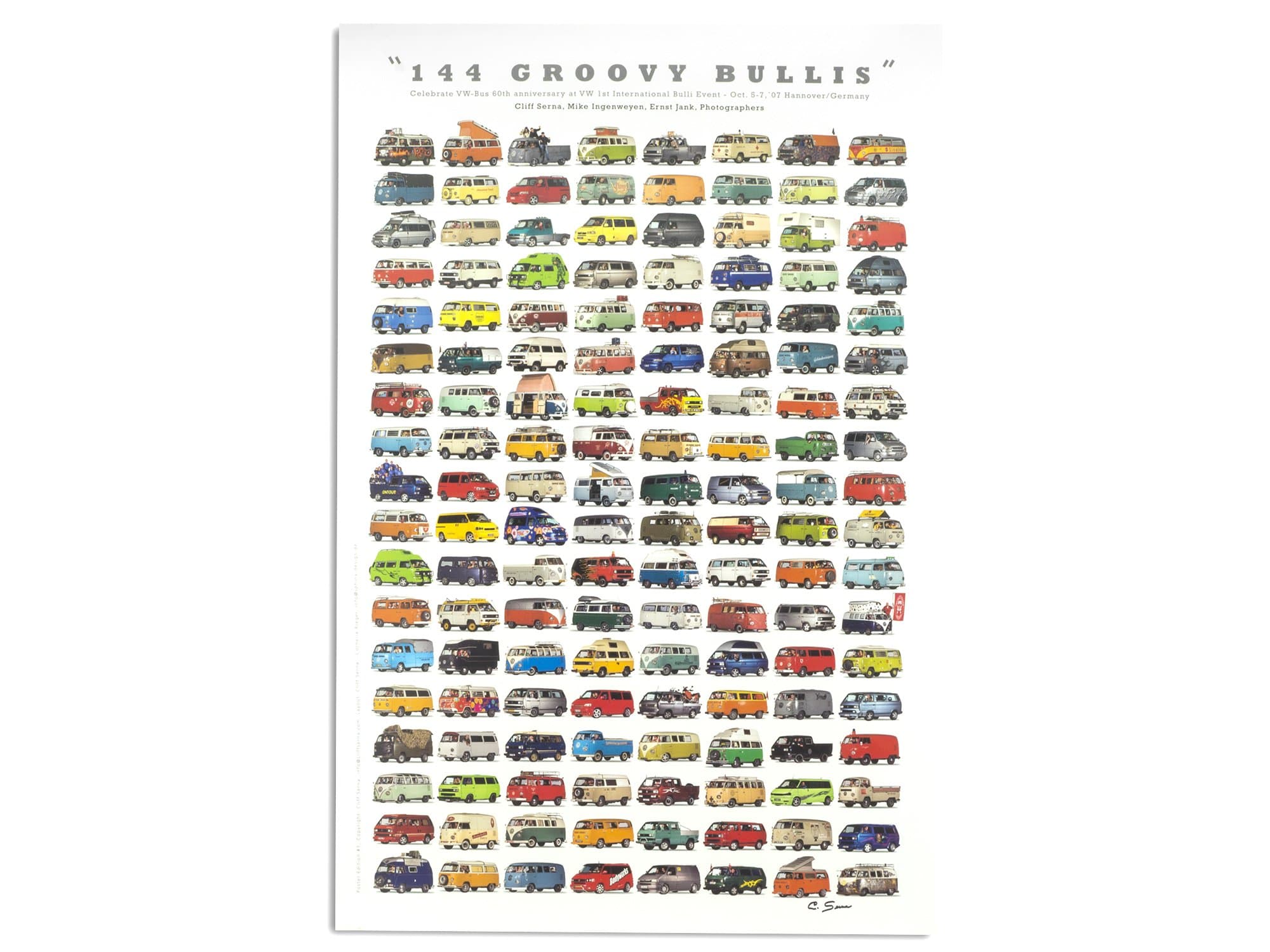 AWEHIRU Aeiniwer Cliff Serna Photography 144 Groovy Bullis Limited Edition Poster