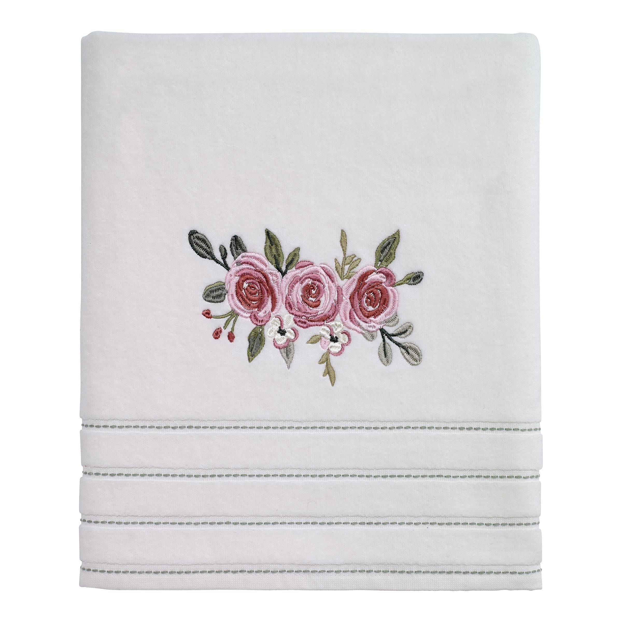 Bath Towel, Soft & Absorbent Cotton Towel (Spring Garden Collection) 52.00" x 27.00"
