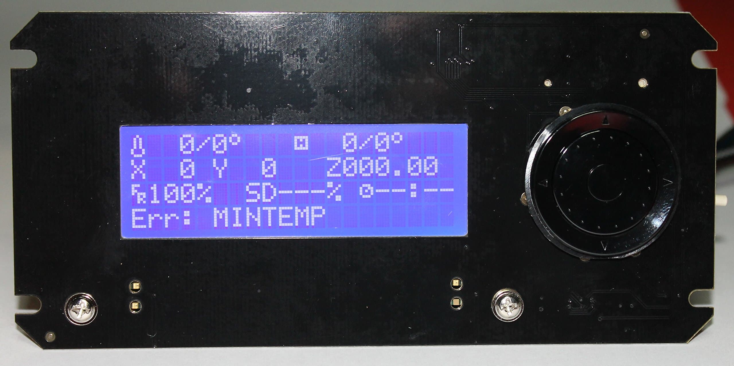 ROSi LCD for RAMPS, RAMBO 3d Printer LCD Controller, Jog Shuttle, SD Card