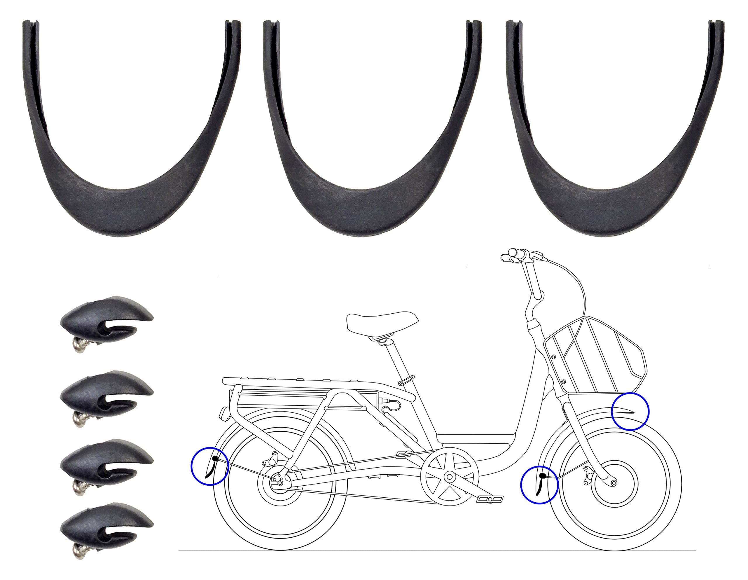 Juiced Bikes Fender Parts Set