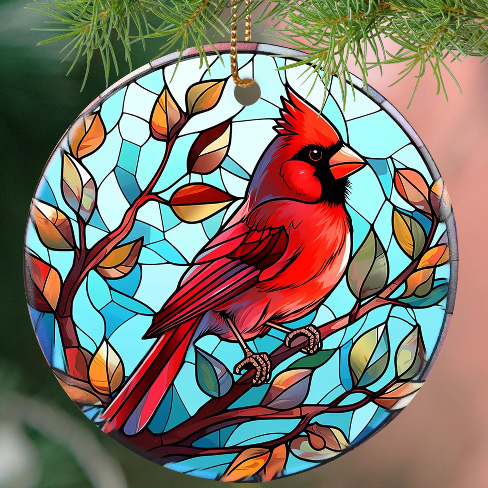 TouberCardinal Christmas Ornament - Hanging Decor for Tree, Gifts & Home Decorations