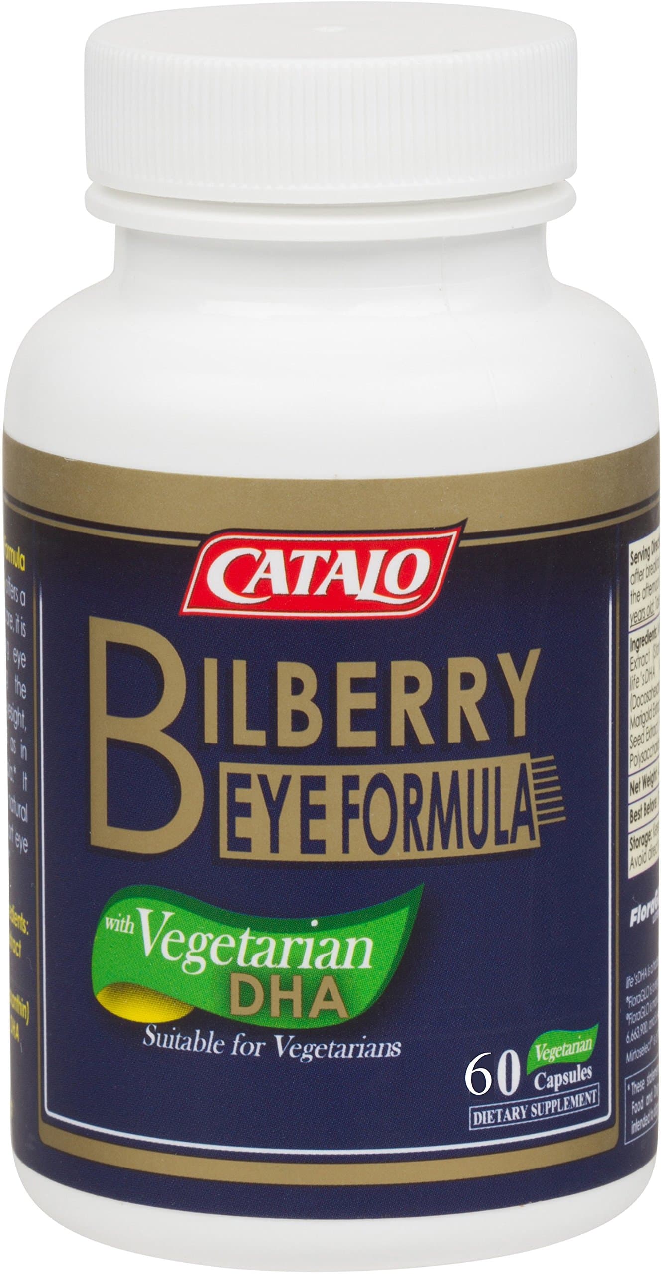 CATALO Bilberry Eye Formula 60 Vegetarian Capsules (Pack of 1)