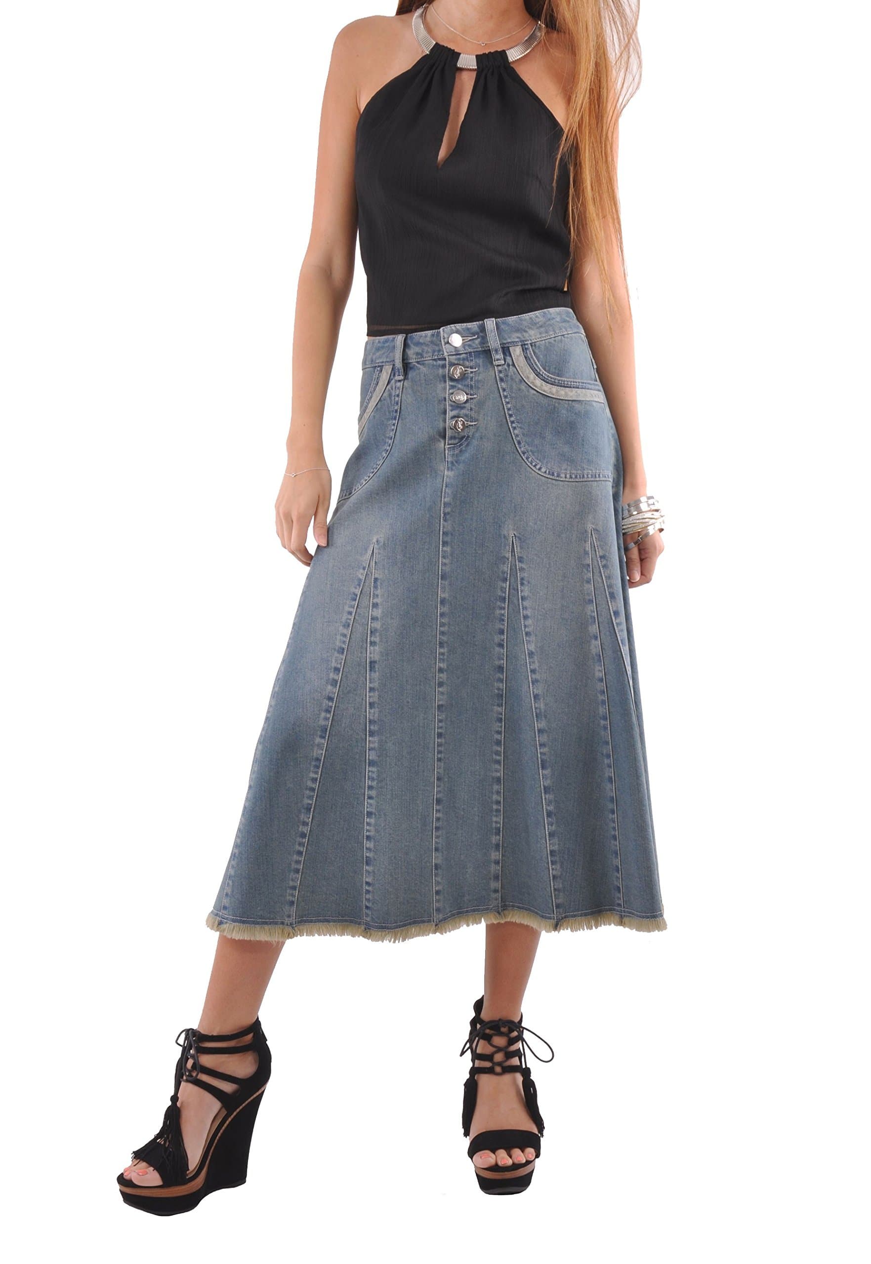 Style J Lady Grace Denim Skirt