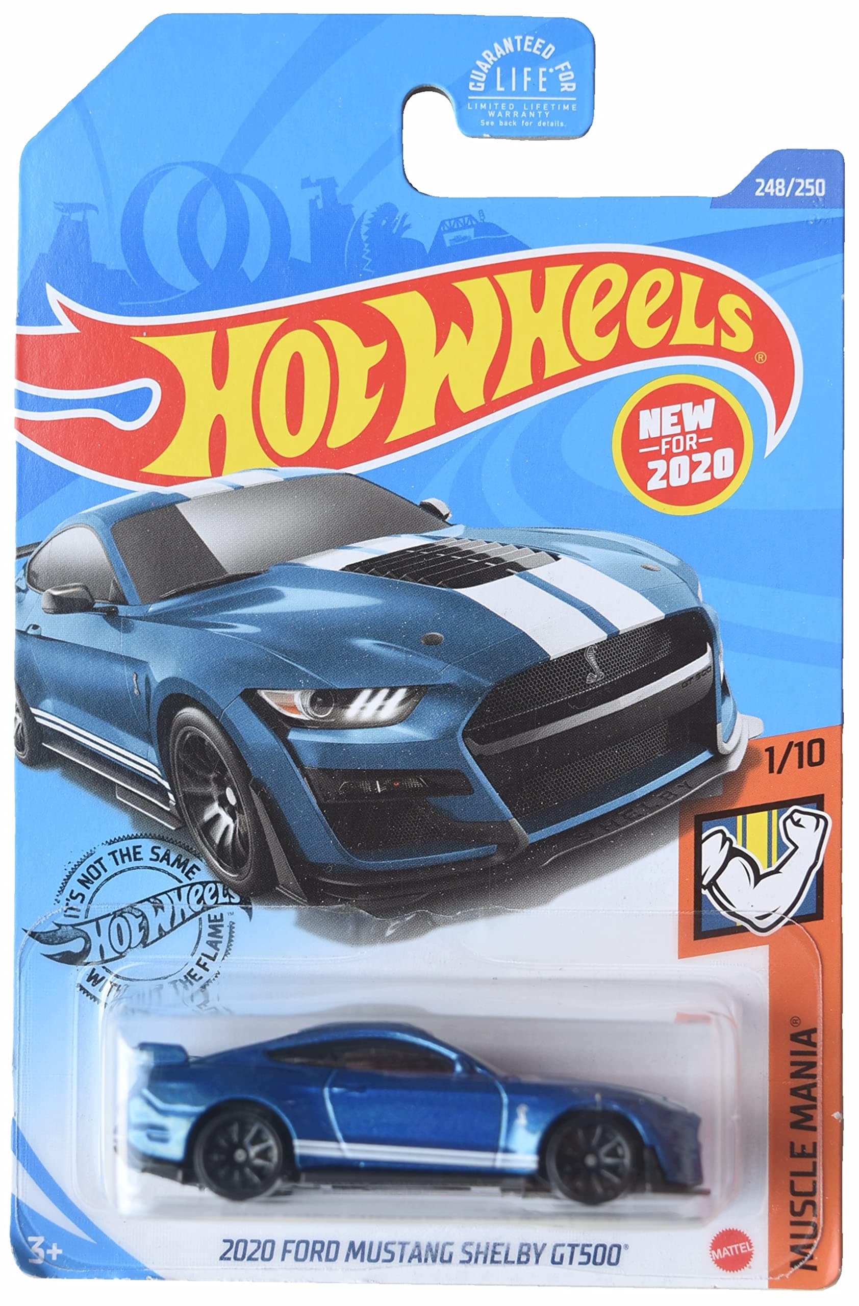 2020 Ford Mustang Shelby GT500, Muscle Mania 1/10 [Blue]