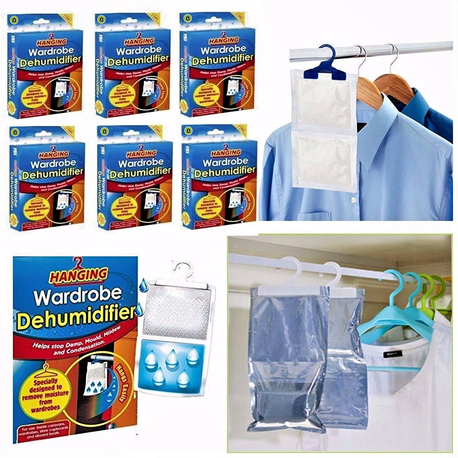 18x Wardrobe Dehumidifier