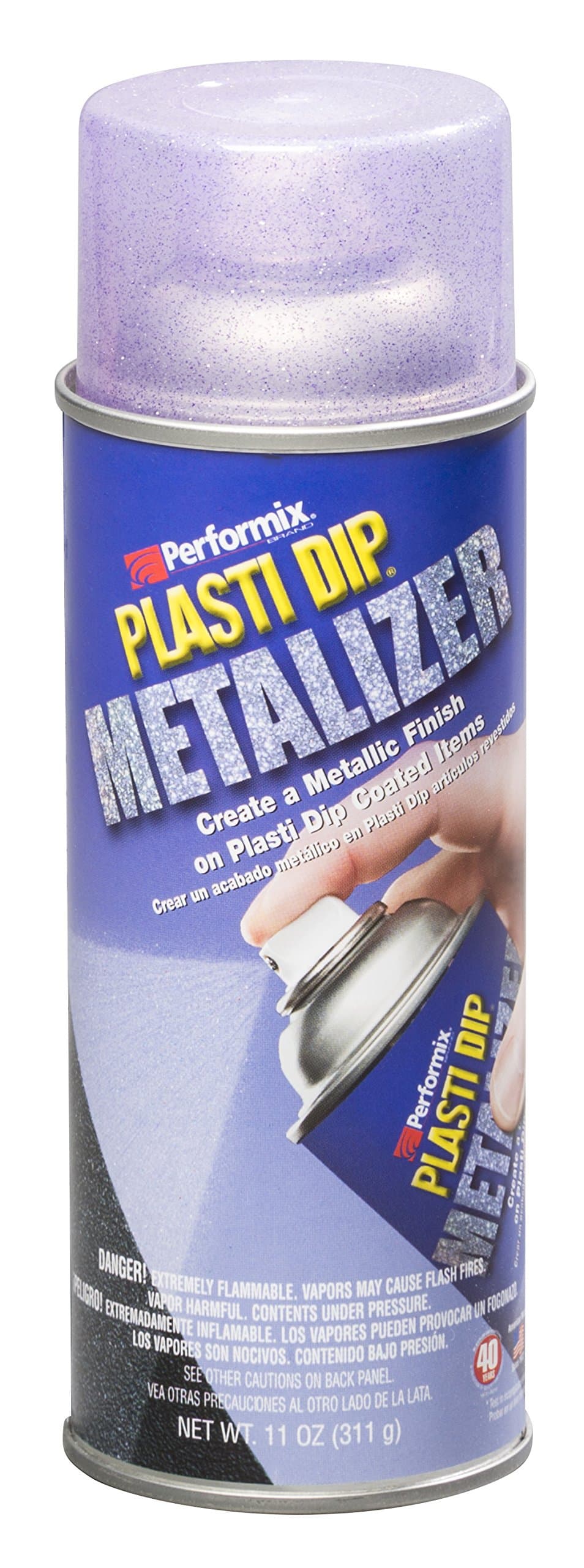 Plasti Dip Performix 11244-6-6PK Violet Metalizer Spray - 11 oz, (Pack of 6)