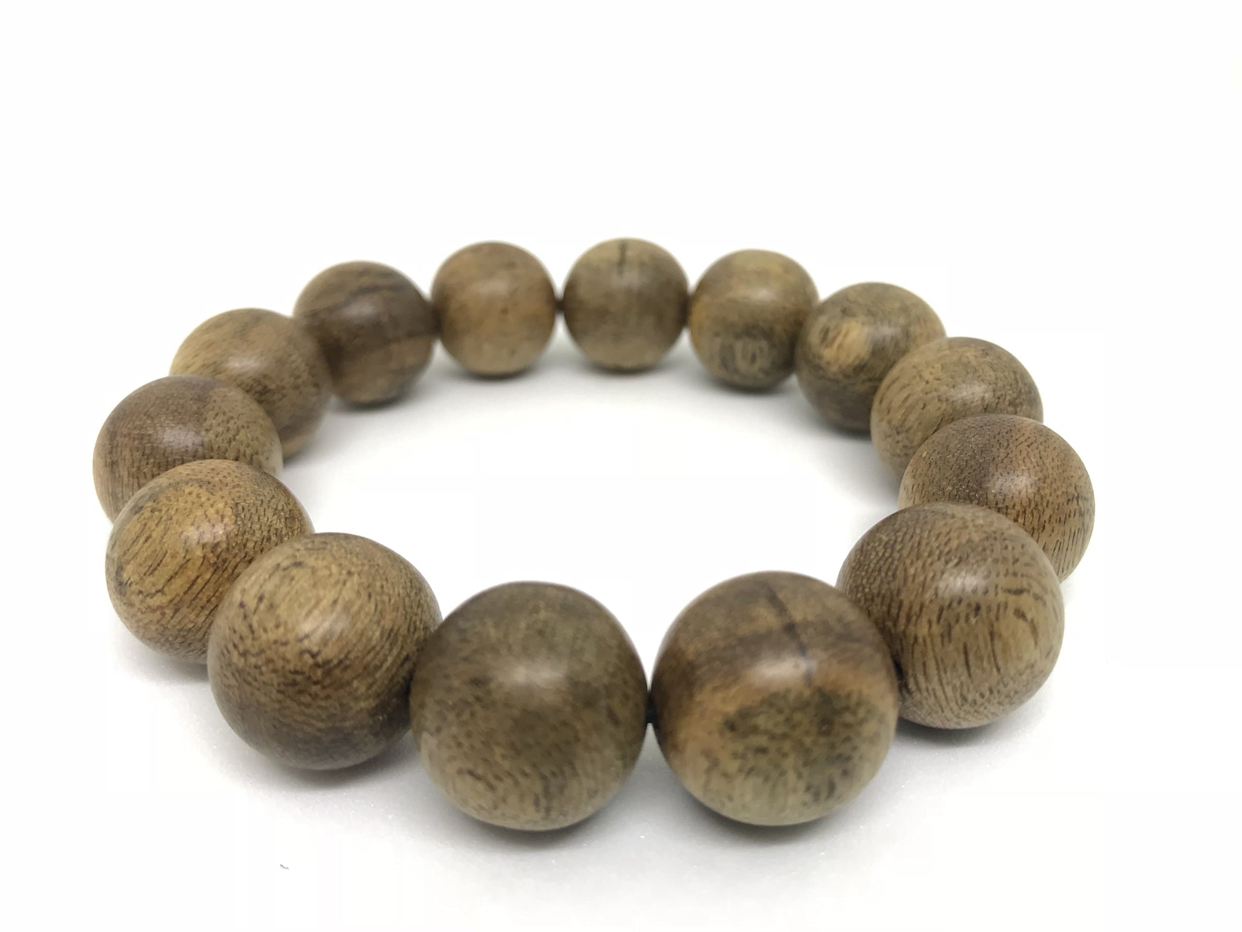 DoGoThanhVinhVietNamese Agarwood Bracelets Beads 16mm Handmade Genuine