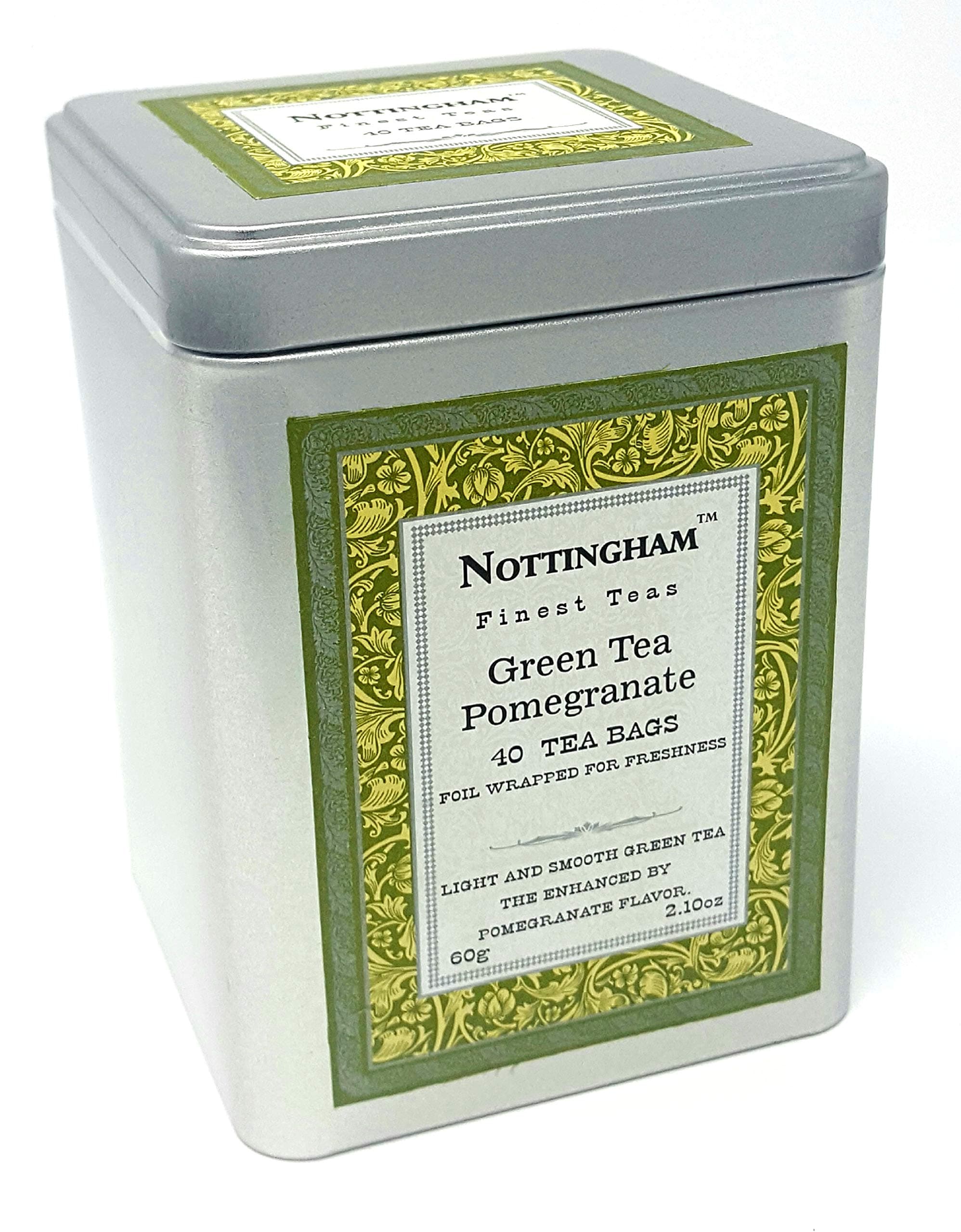 Nottingham Finest Teas Green Tea Pomegranate (40 Bags)