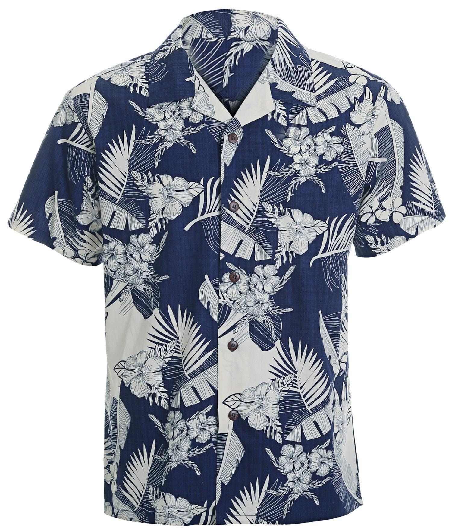 Year In Year Out Mens Hawaiian Shirt Regular Fit Hawaiian Shirts for Men with Quick to Dry Effect