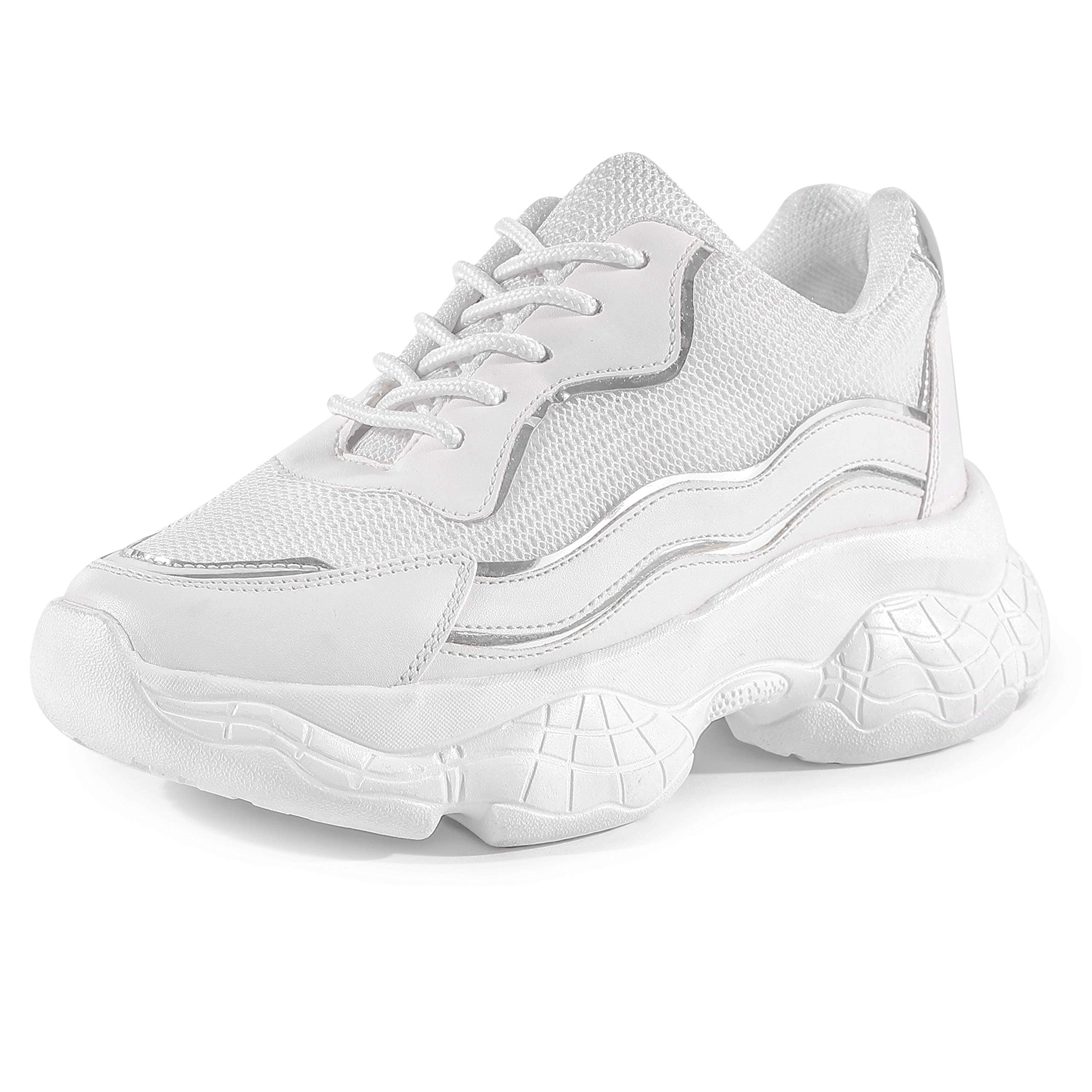 Vendoz Women Black Casual Stylish Sneakers