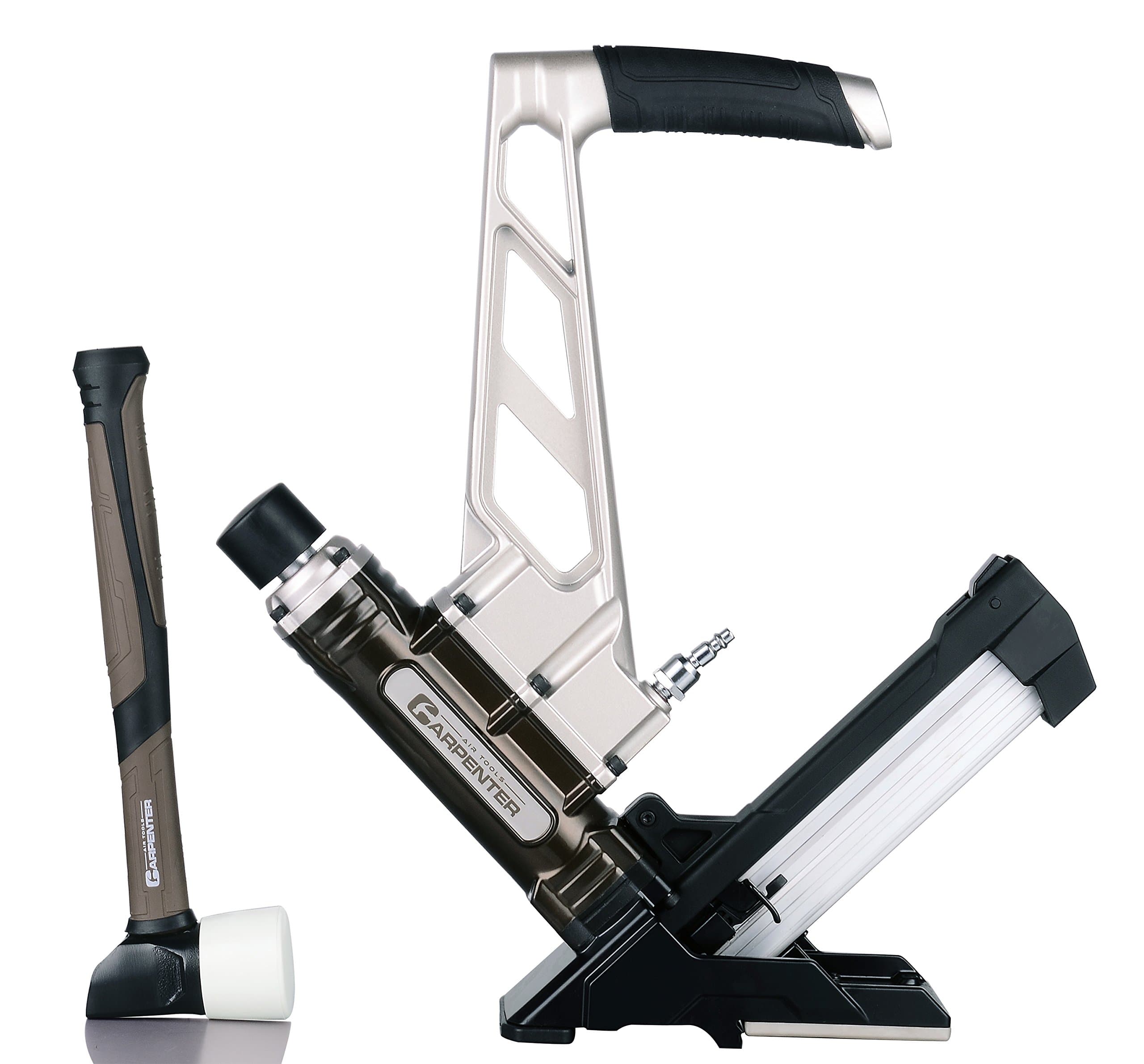 Carpenter Air Tools CFL5016 7 Year Warranty - Carpenter Pneumatic 3-in-1 Flooring Nailer & Stapler